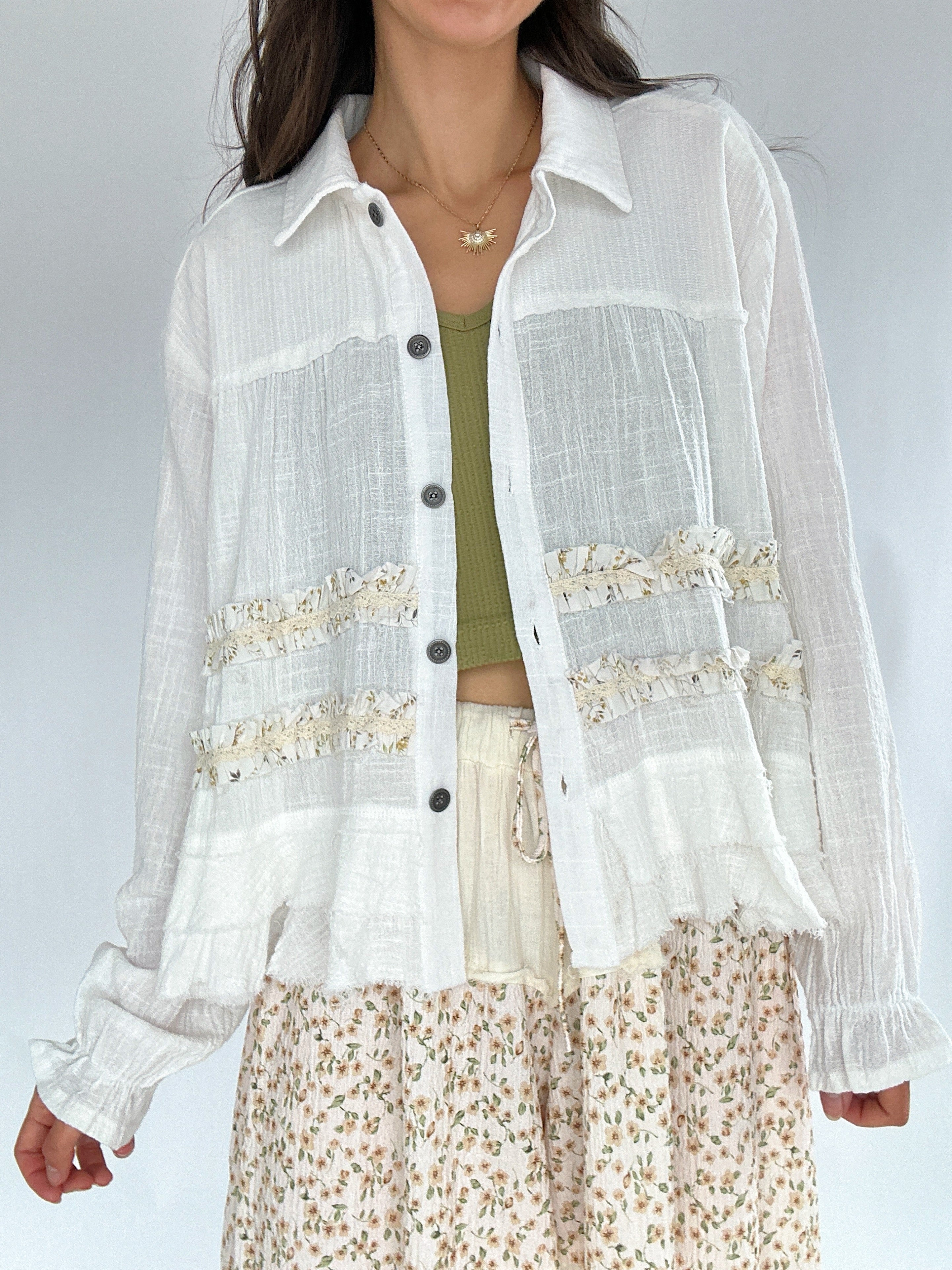 Between Dreams Button Down Top