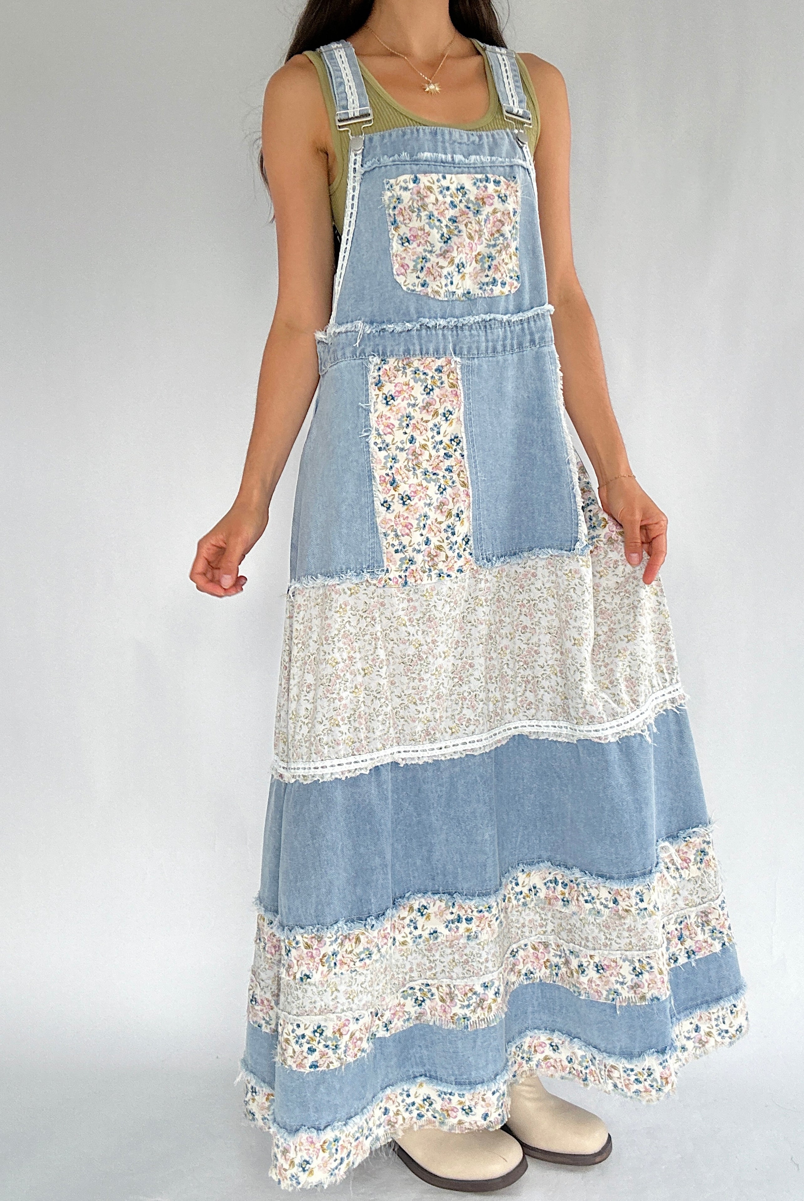 Can You Imagine Overall Dress Front