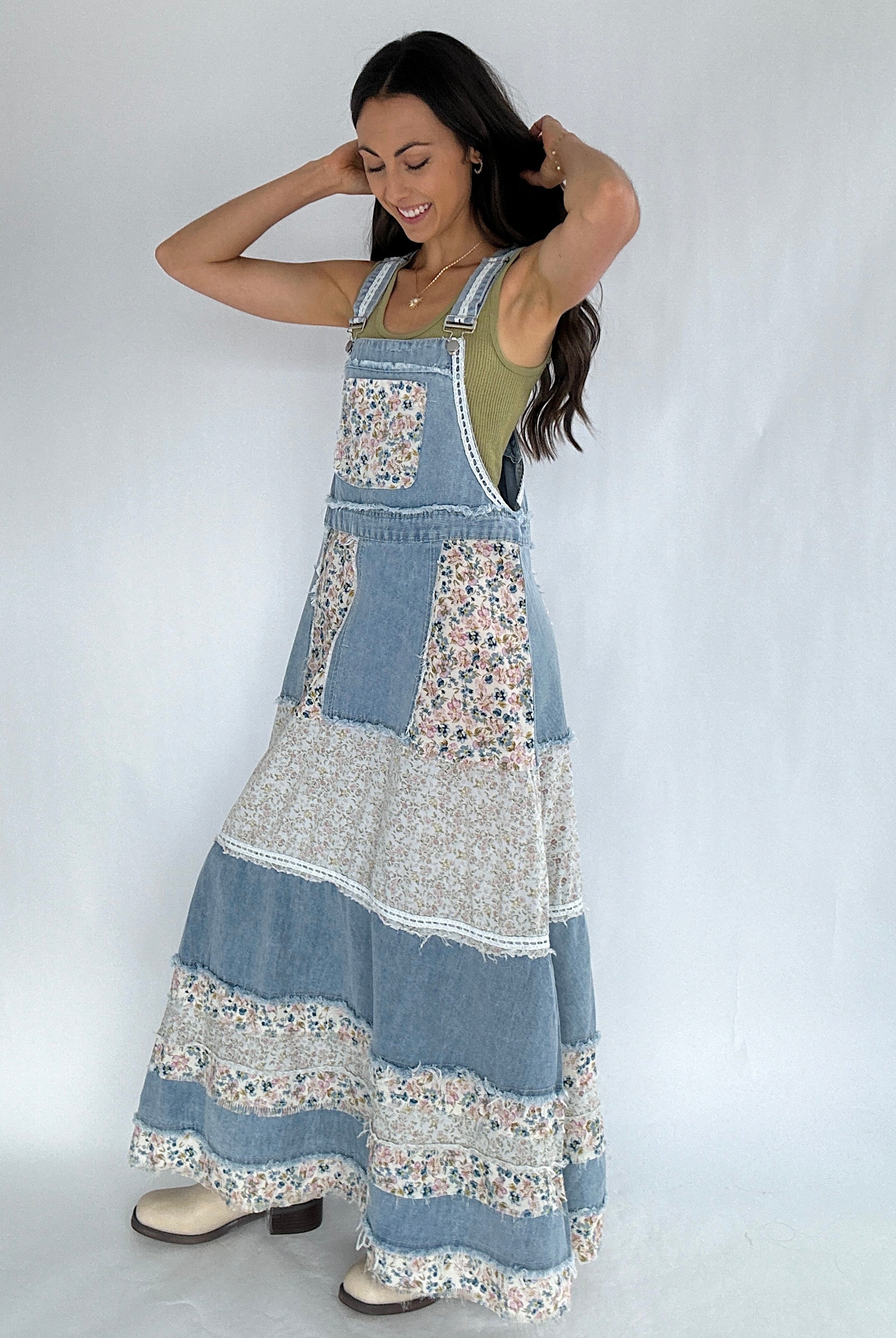 Can You Imagine Overall Dress Side