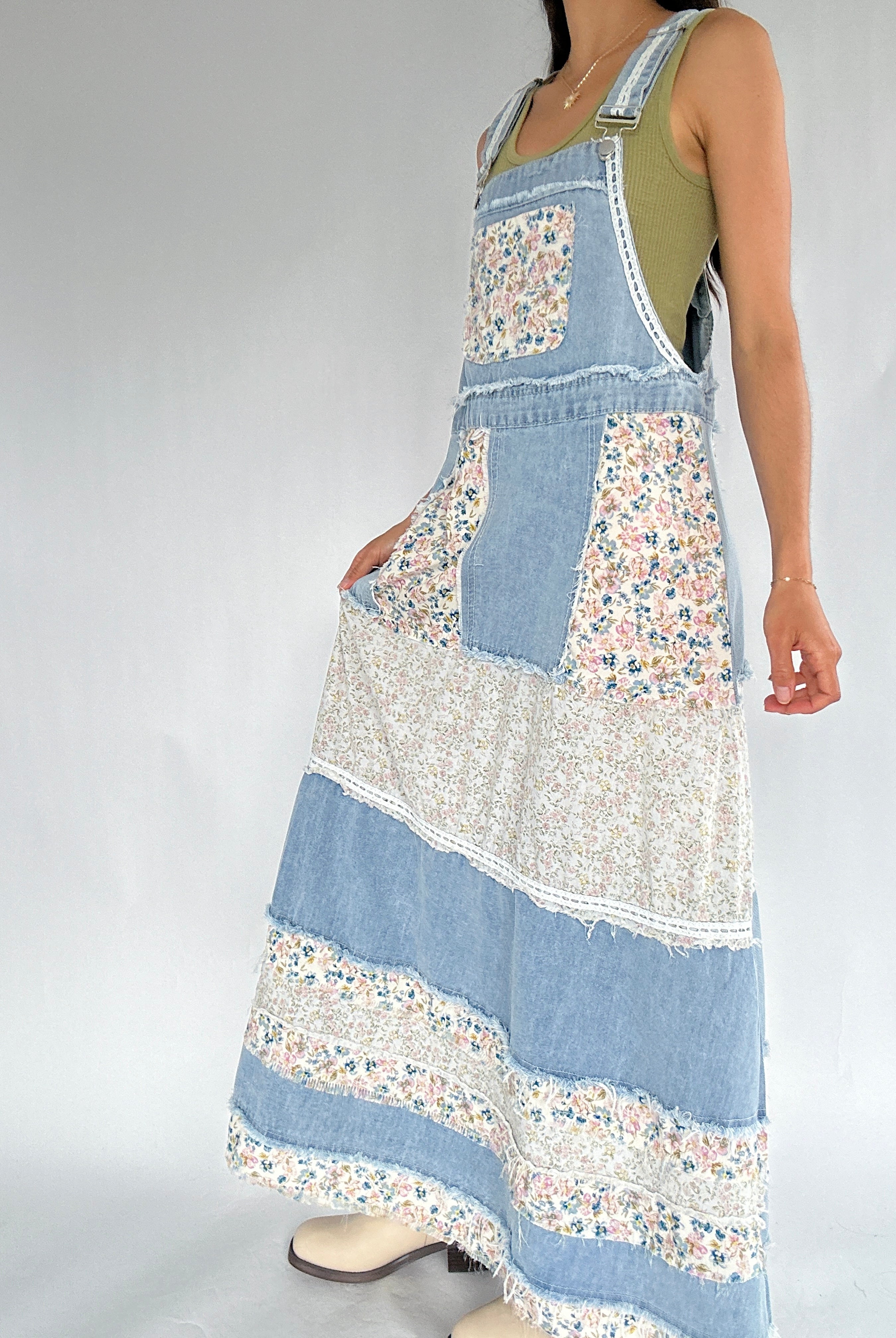 Can You Imagine Overall Dress Side
