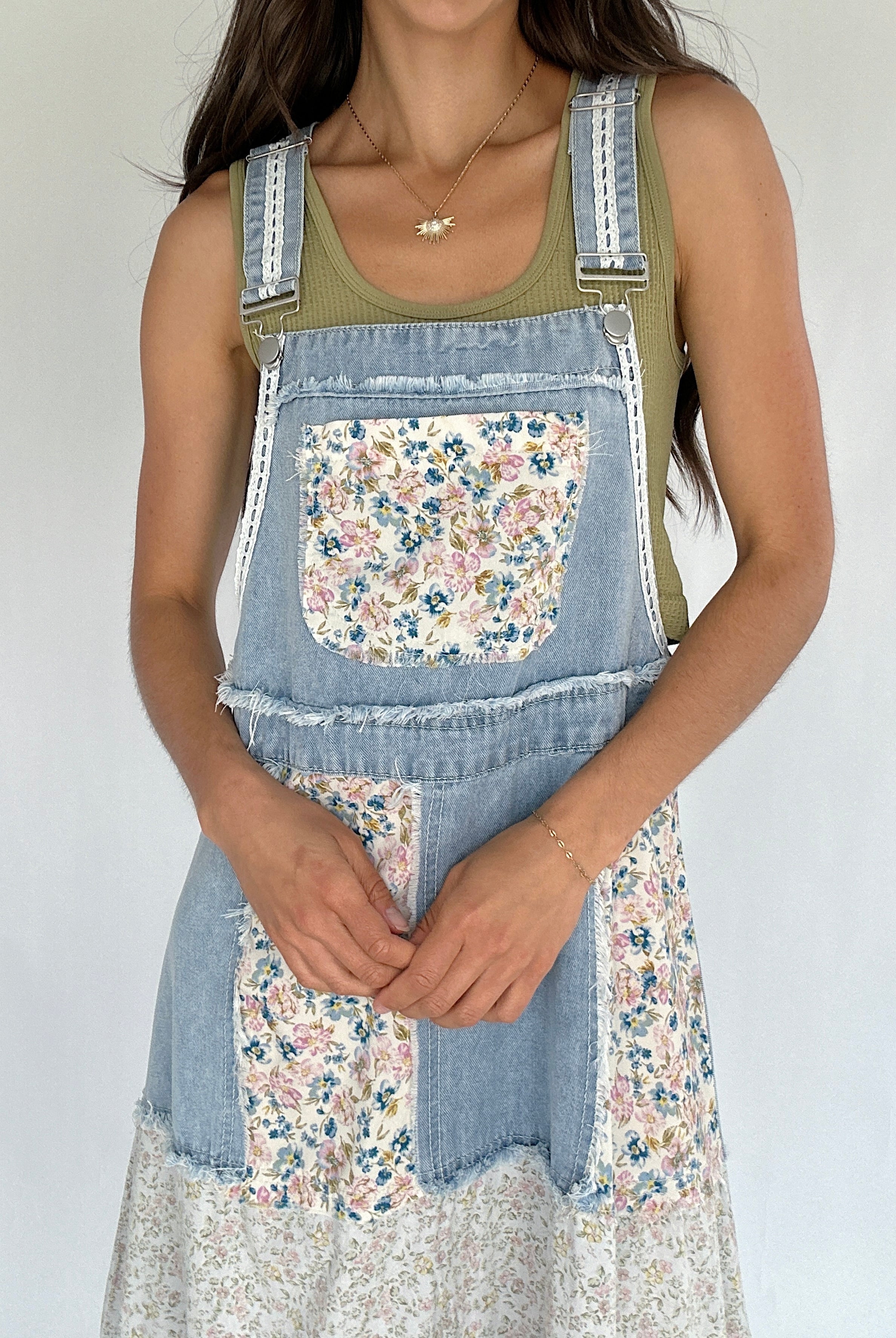 Can You Imagine Overall Dress Top