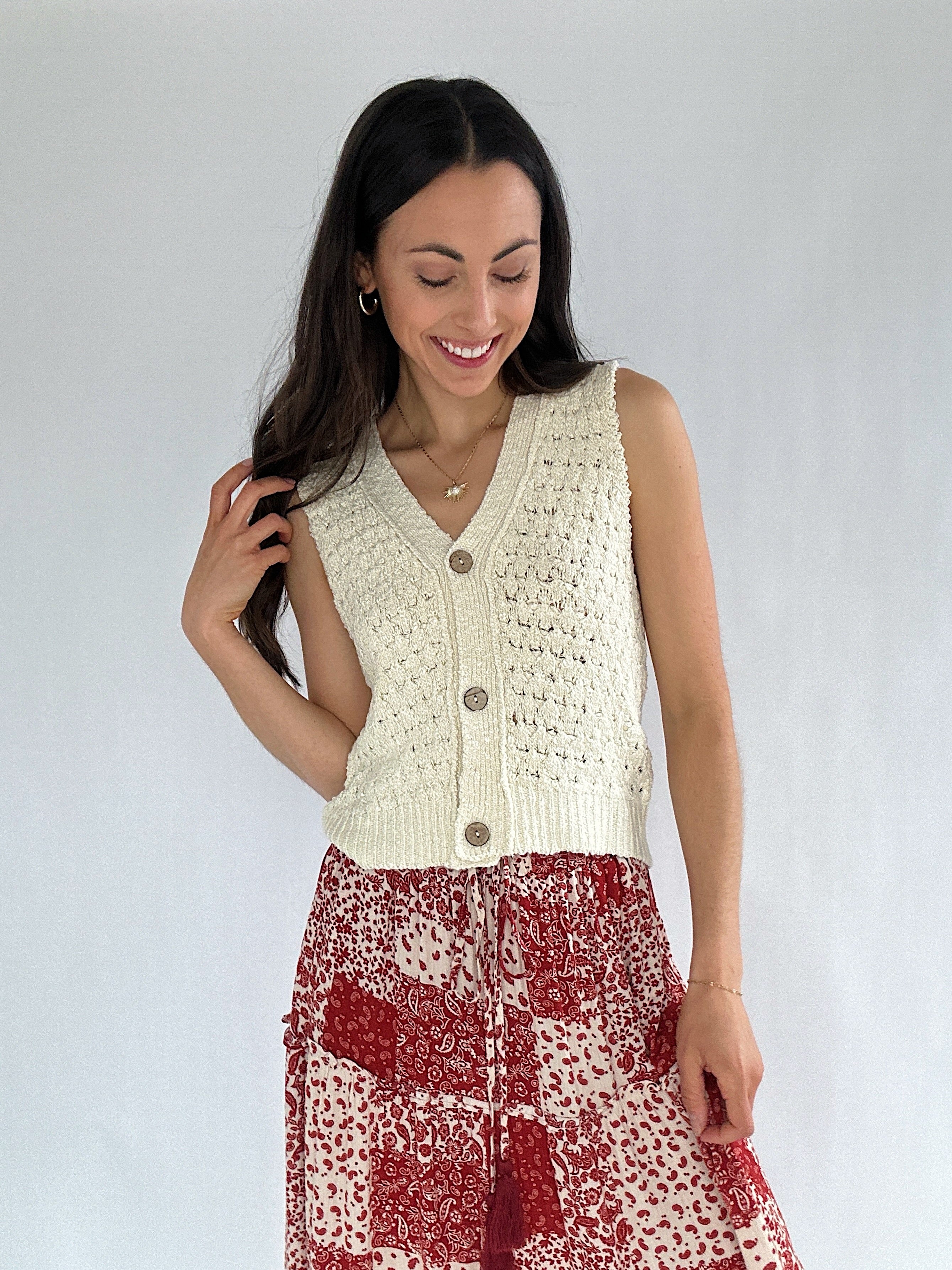 Caylee Knit Vest Top