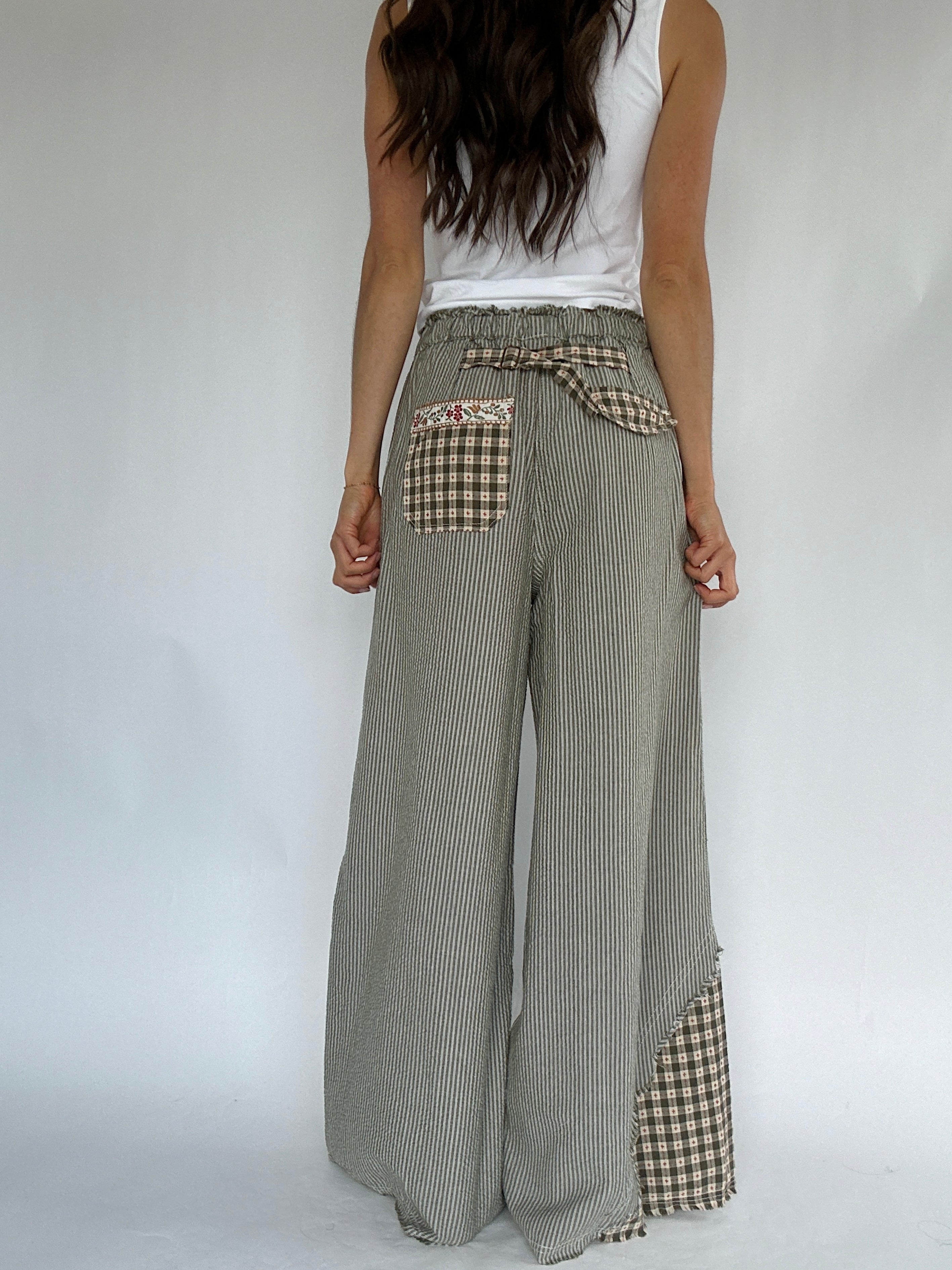 Clover Trail Wide Leg Pants Back