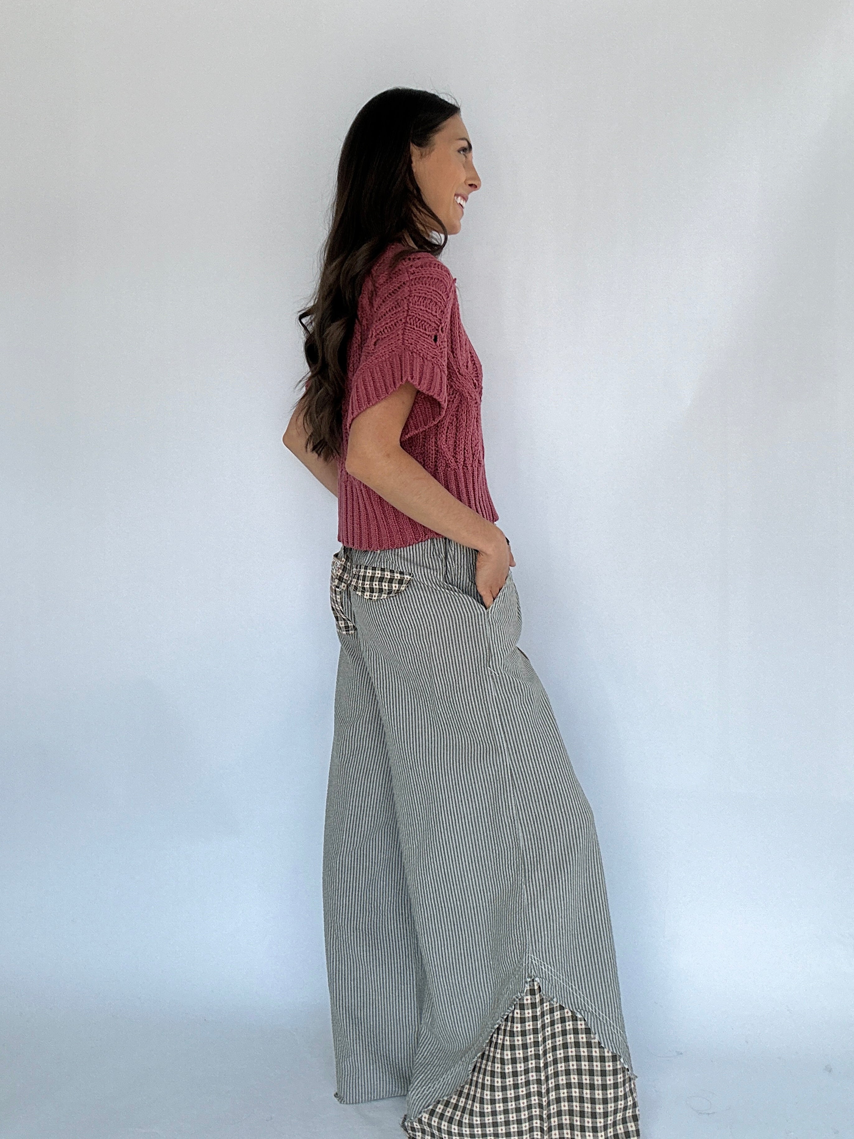 Clover Trail Wide Leg Pants Side