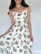 Coastal Cafe Midi Dress Top