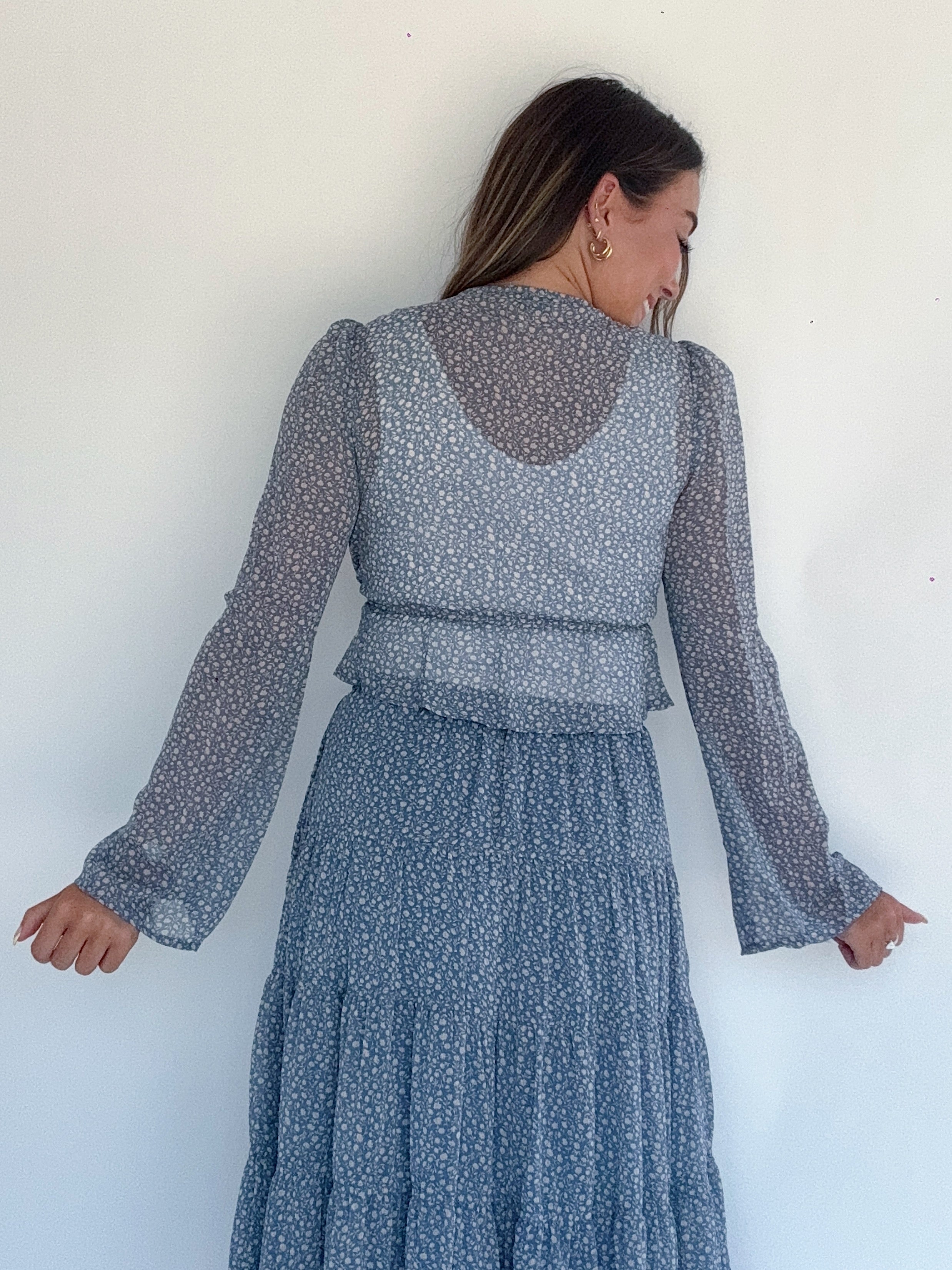 Come On Floral Top Back