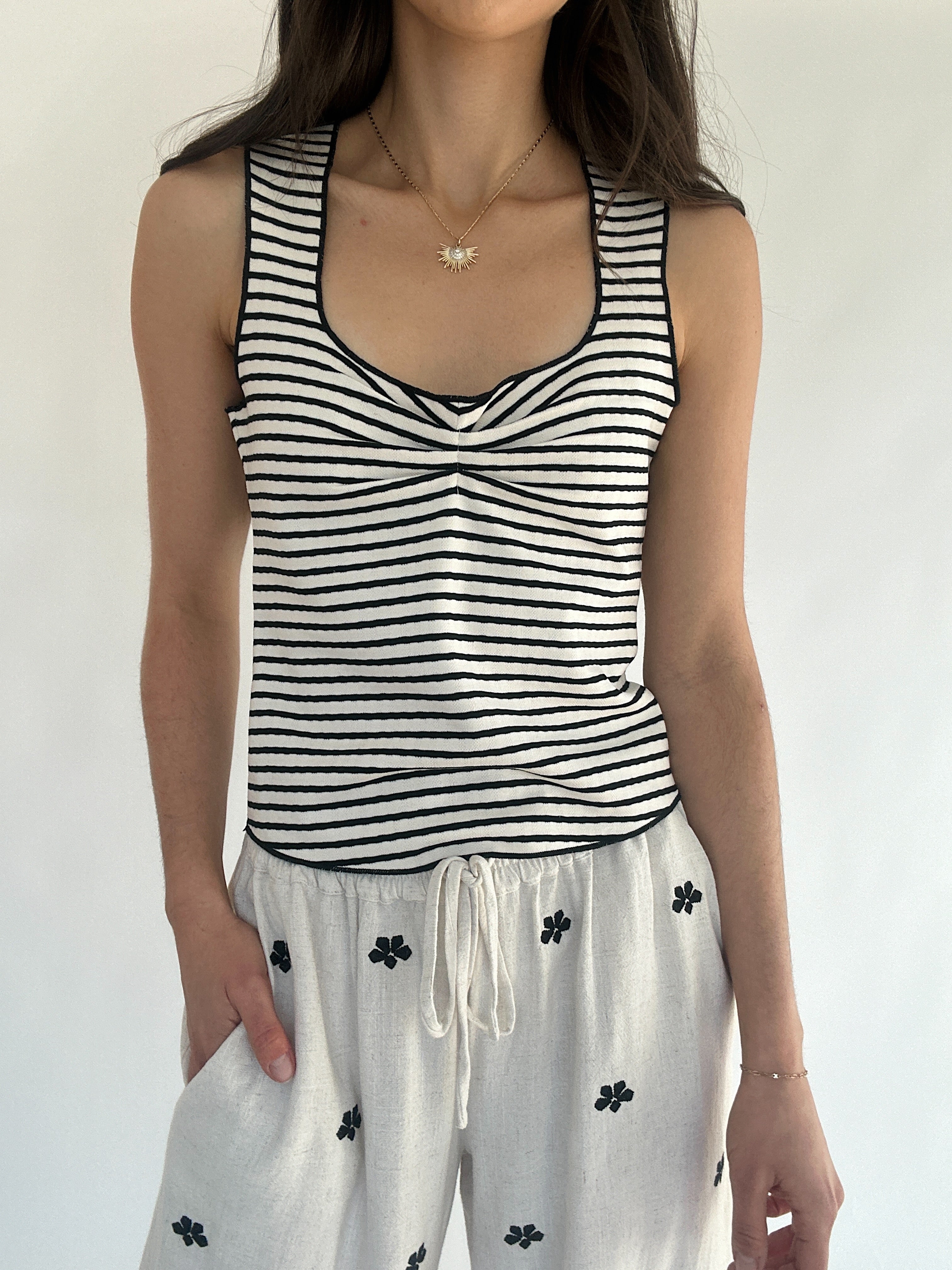 Draw The Line Tank Front