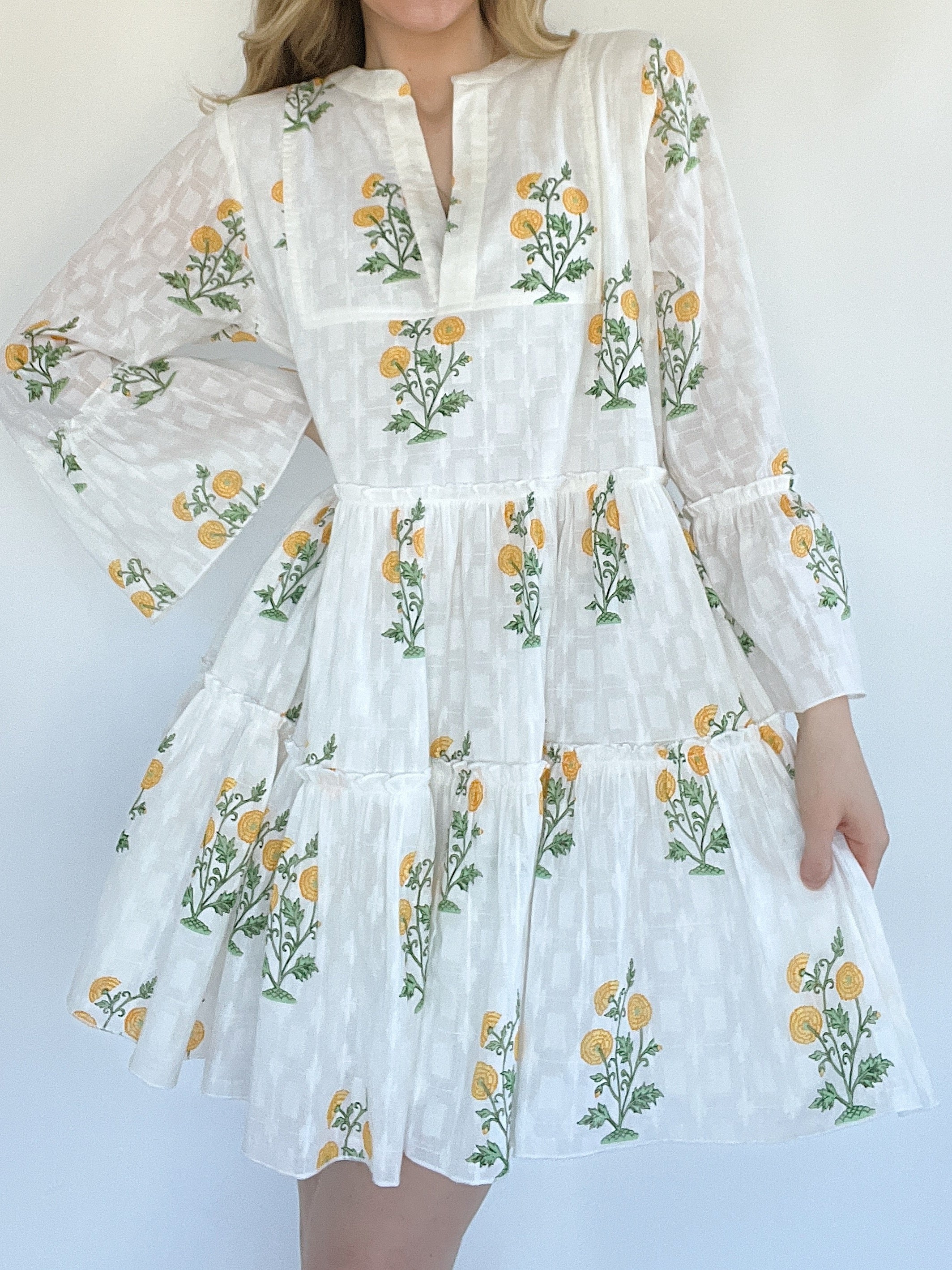 Flower In The Field Mini Dress Front