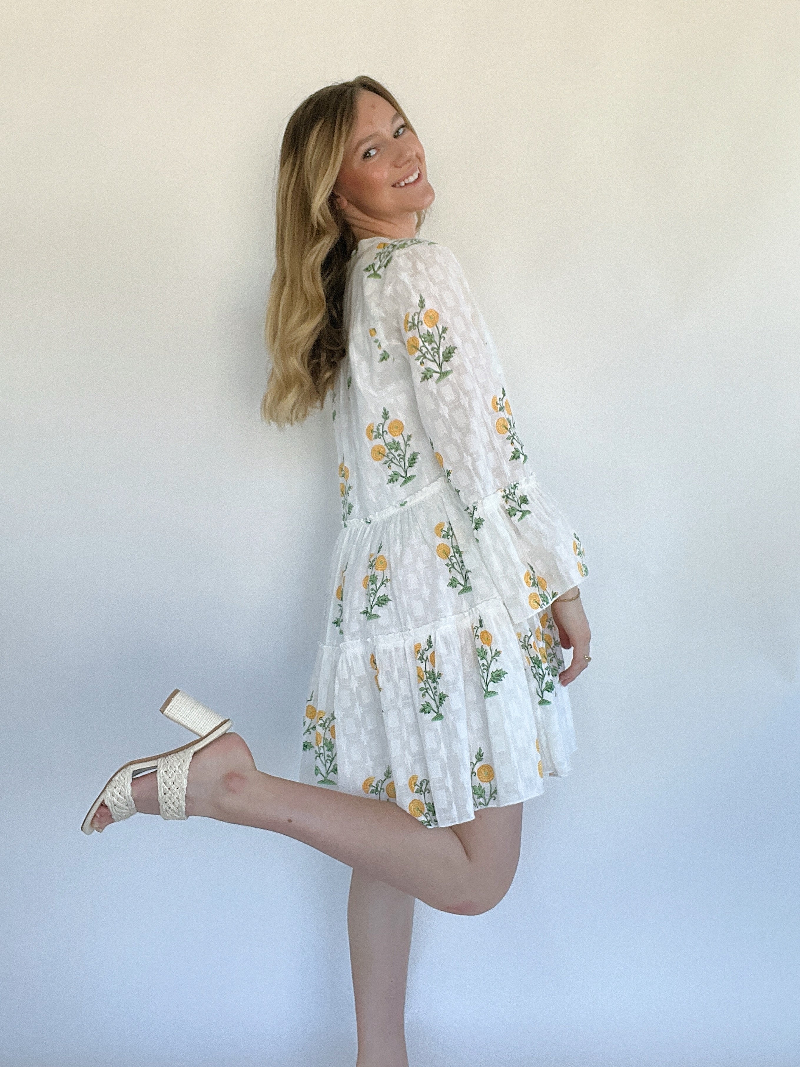 Flower In The Field Mini Dress Side