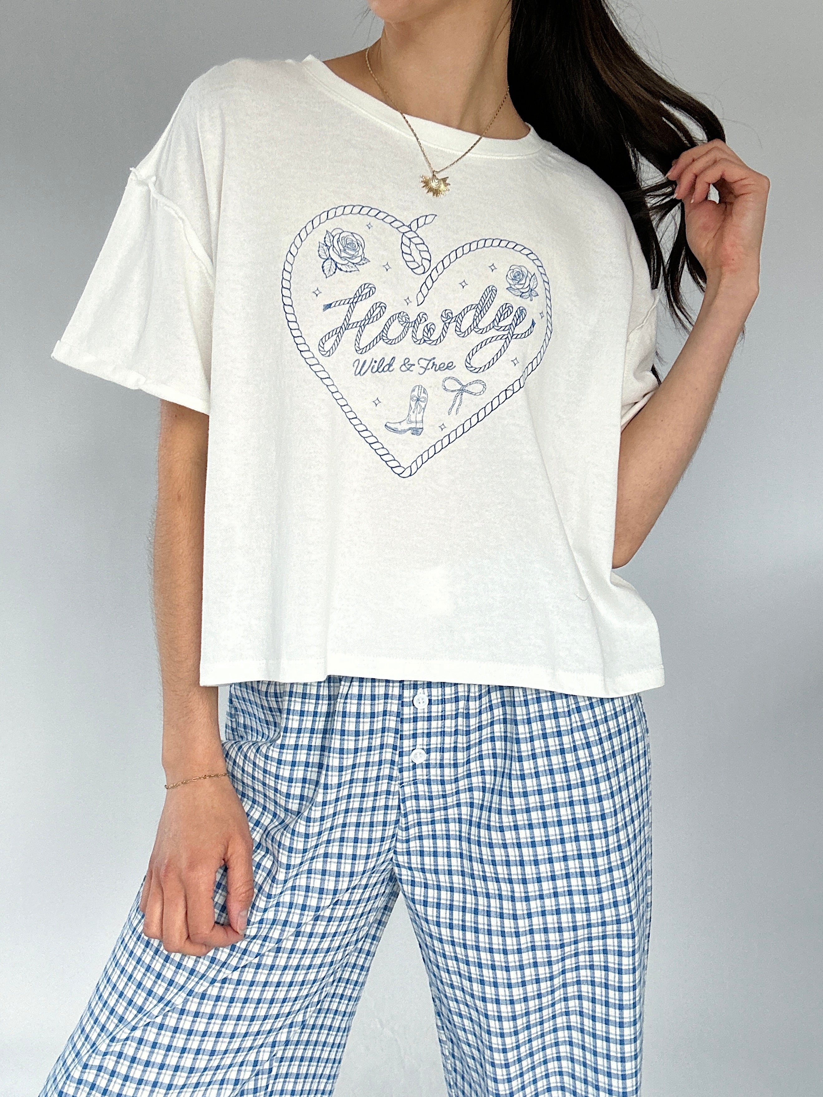 Howdy Graphic Tee Front