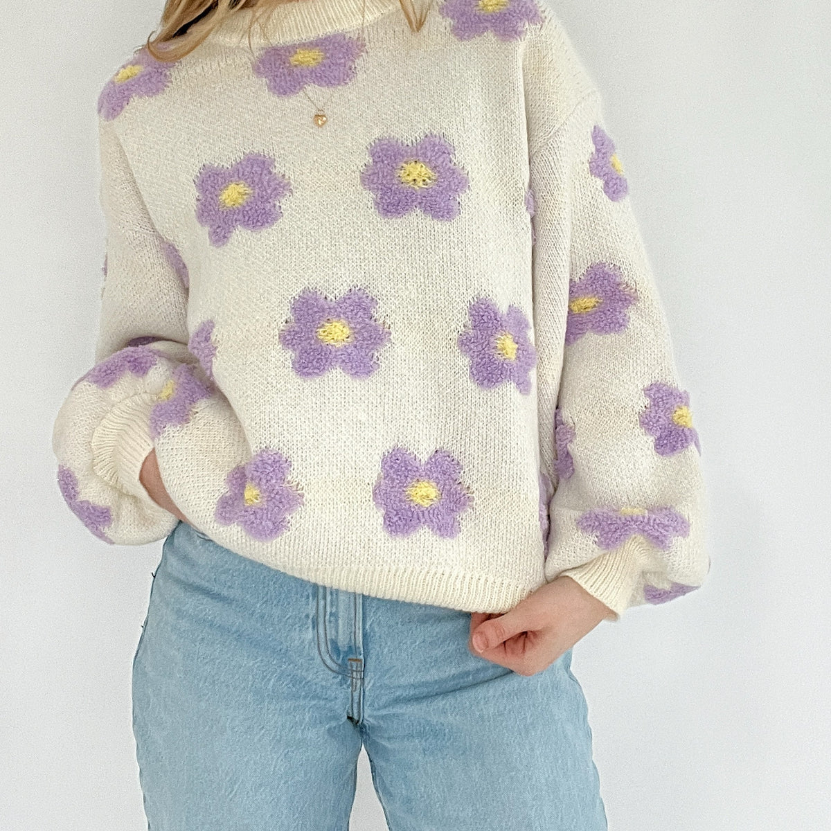Hey Daisy Sweater - Cream – Blue Magnolia