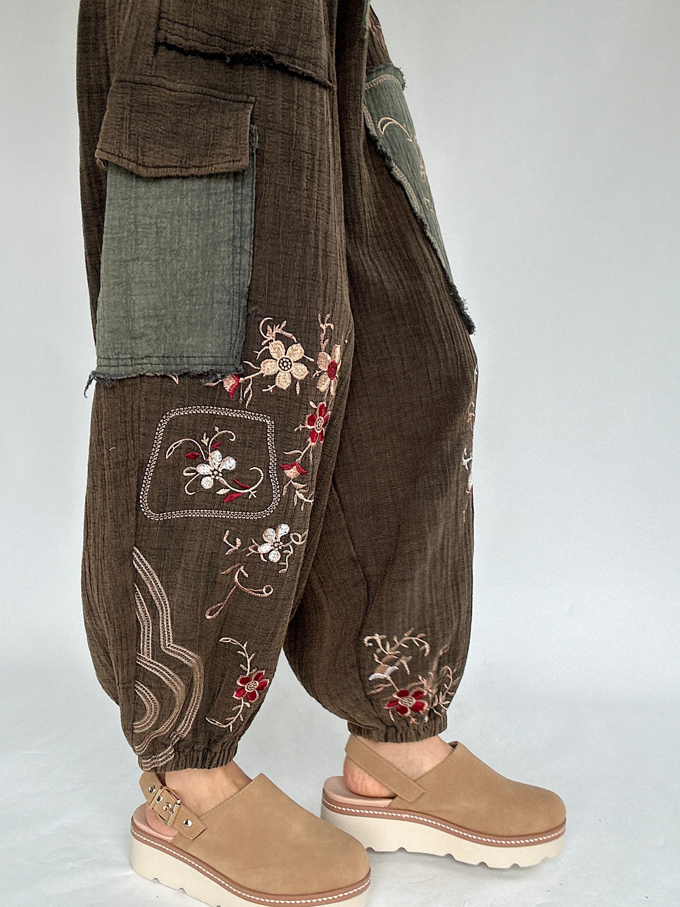 Kagen Embroidered Pants Detail