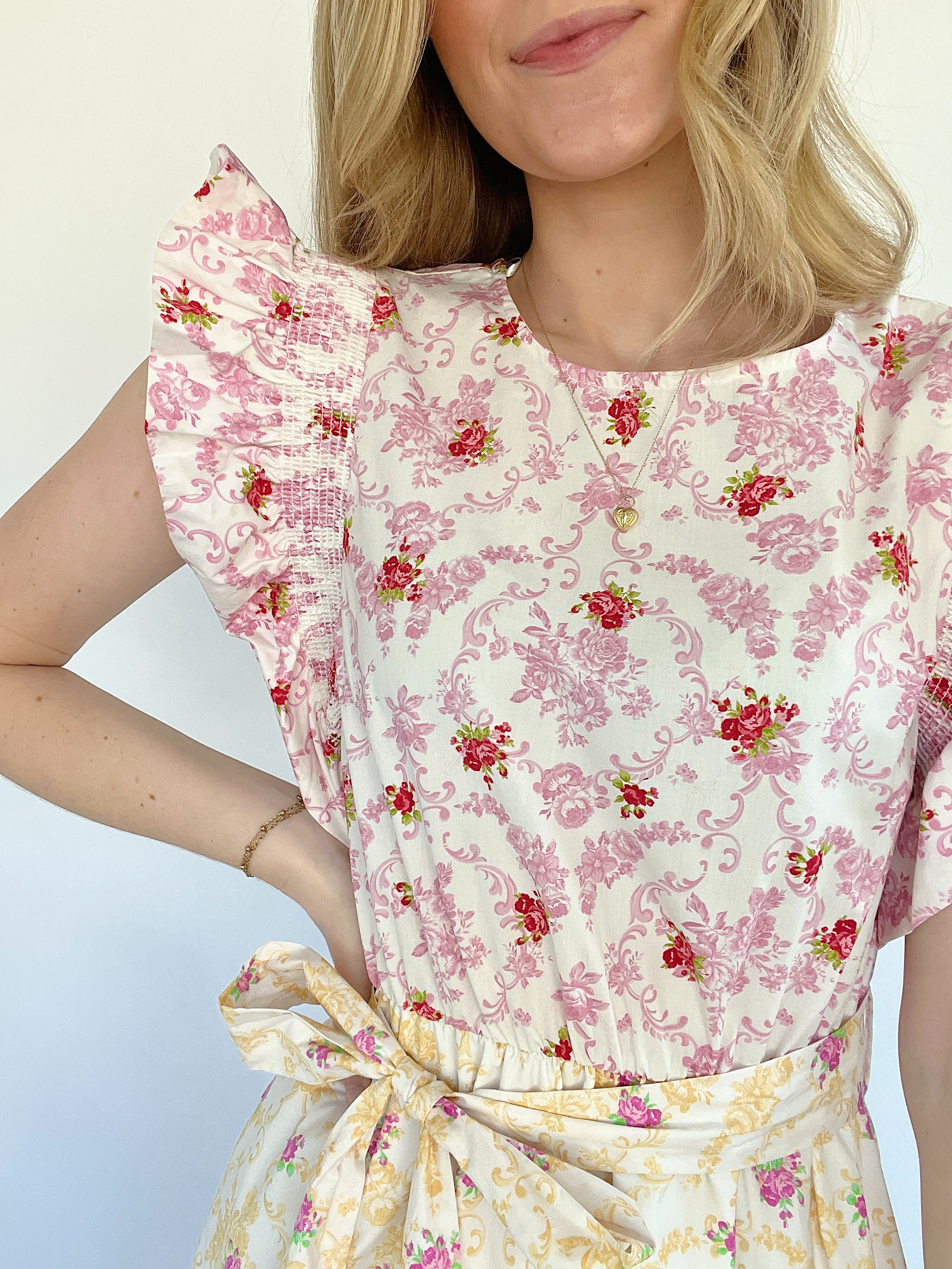 Lilah Floral Maxi Dress Top