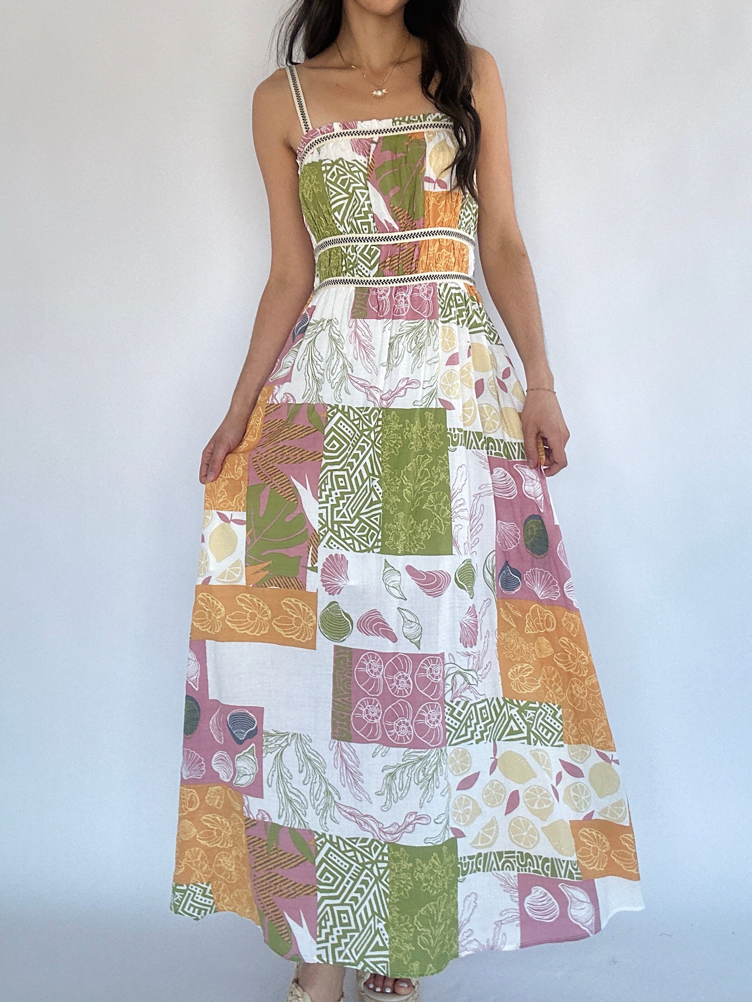 Oceanside Maxi Dress Front