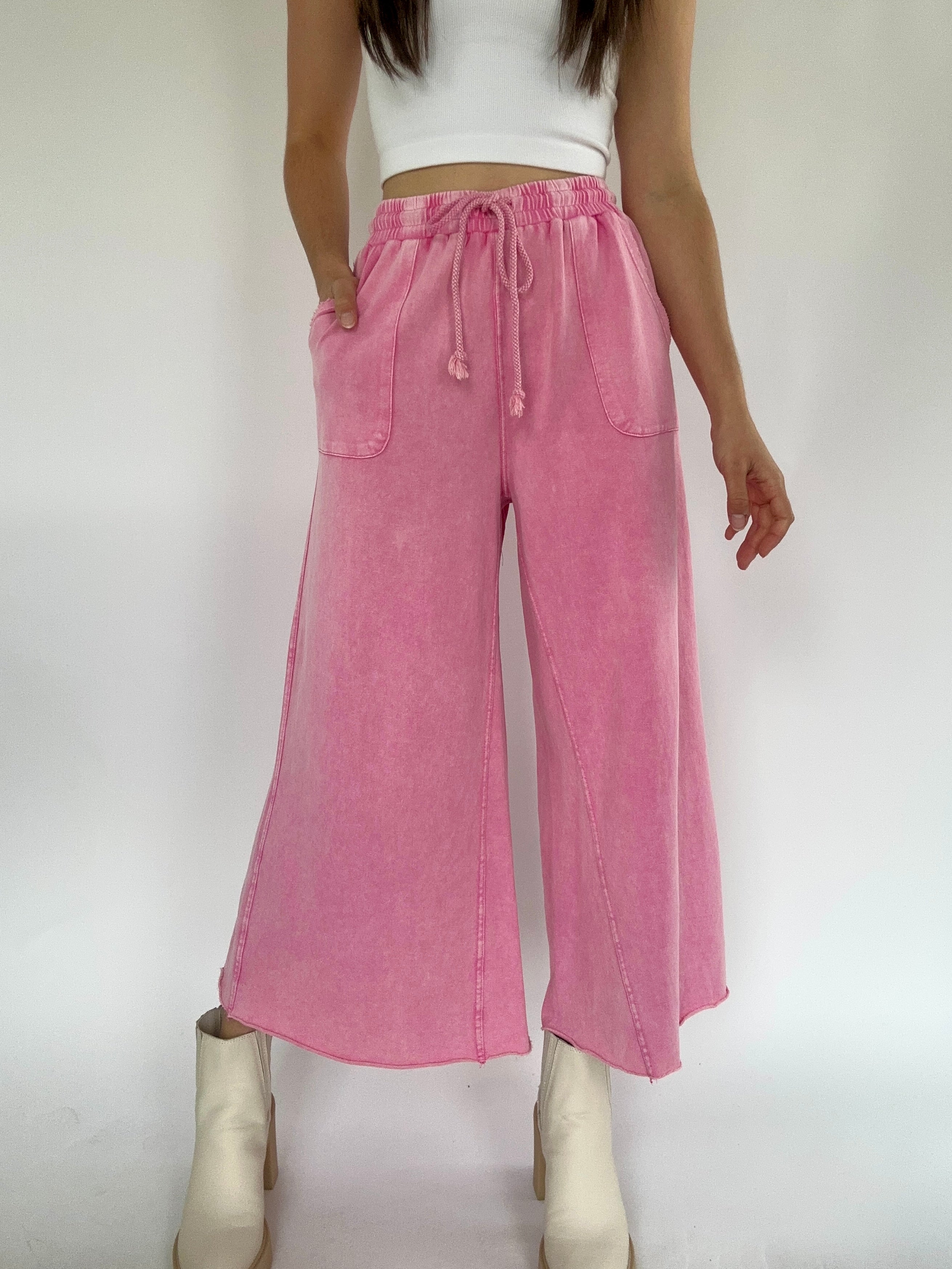 On The Road Again Pants Barbie Pink