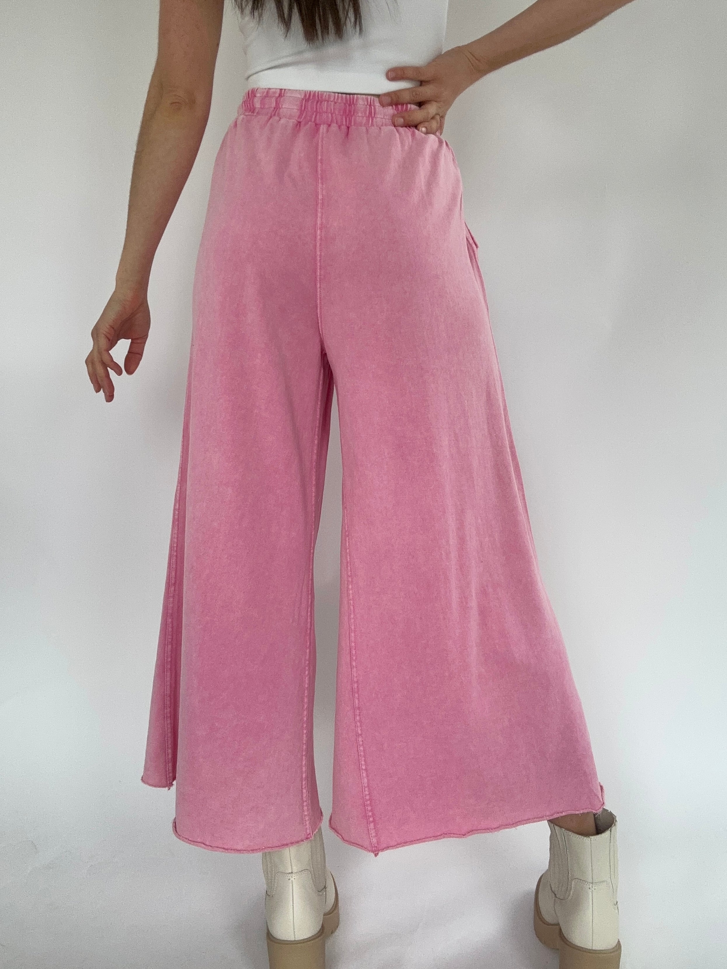 On The Road Again Pants Barbie Pink Back