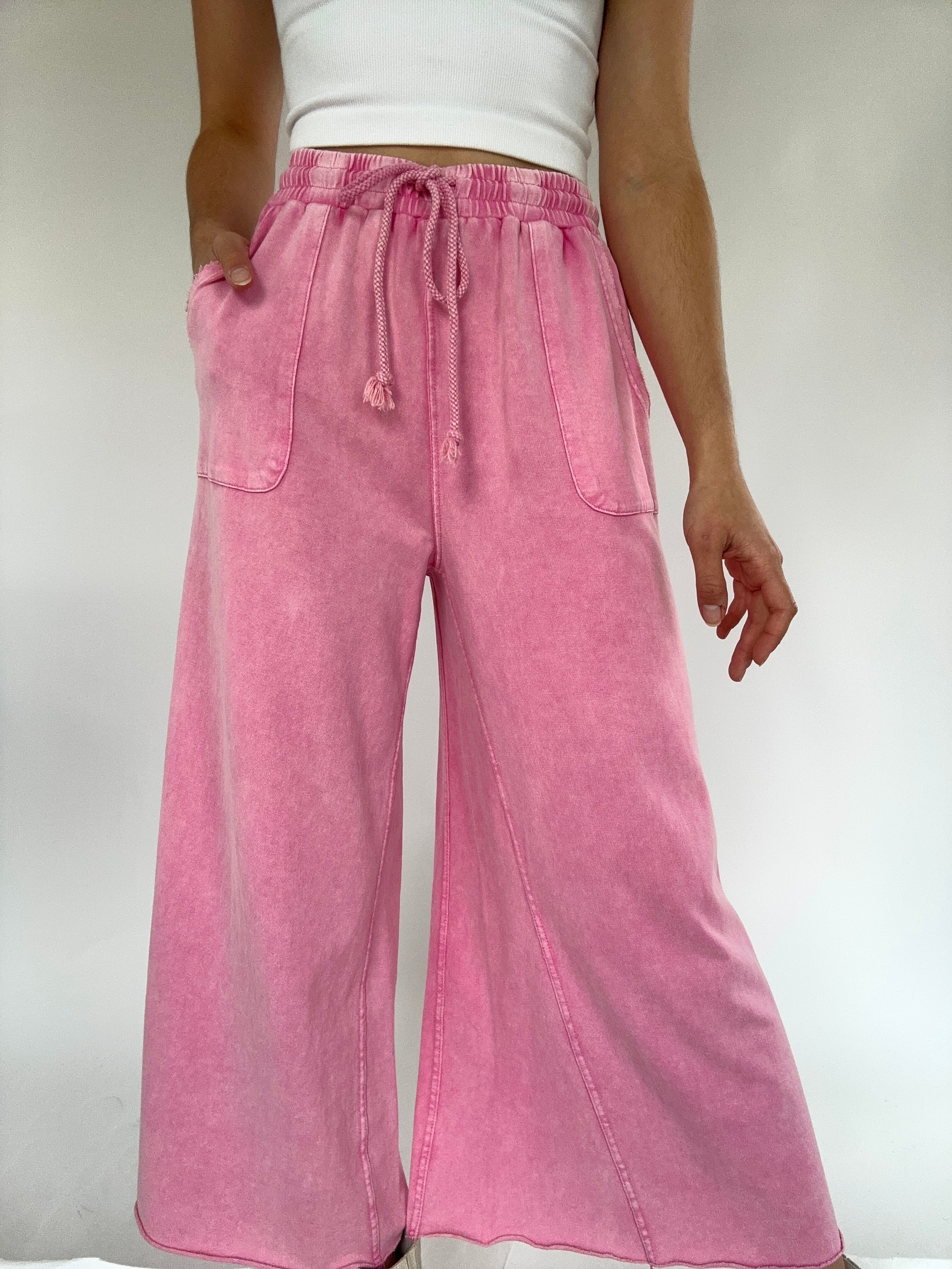On The Road Again Pants Barbie Pink Top