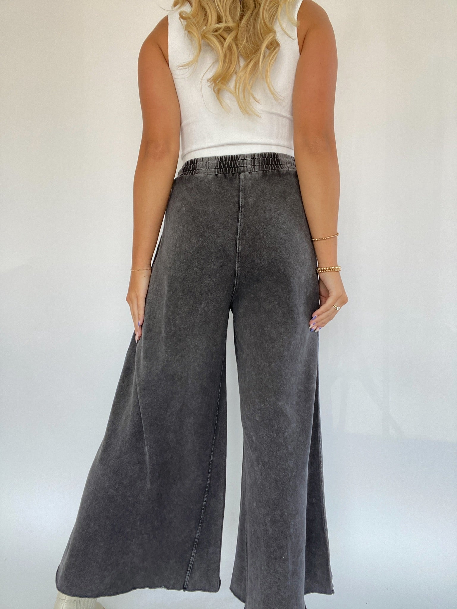 On The Road Again Pants Black Back