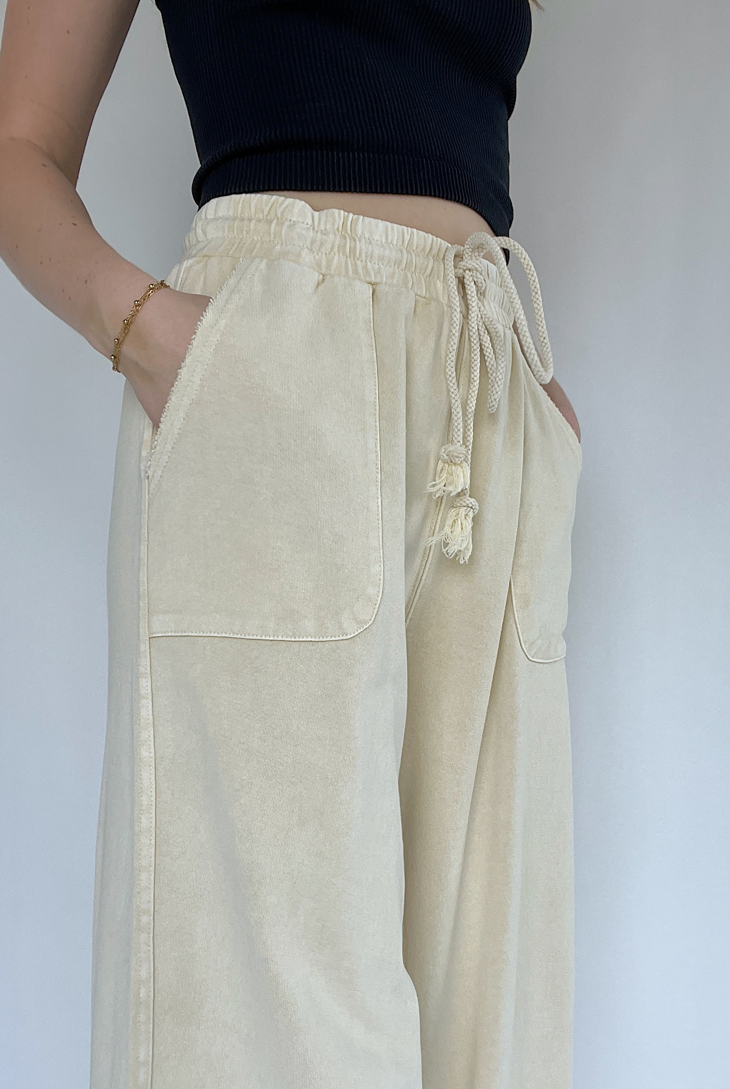 On The Road Again Pants Ecru Top