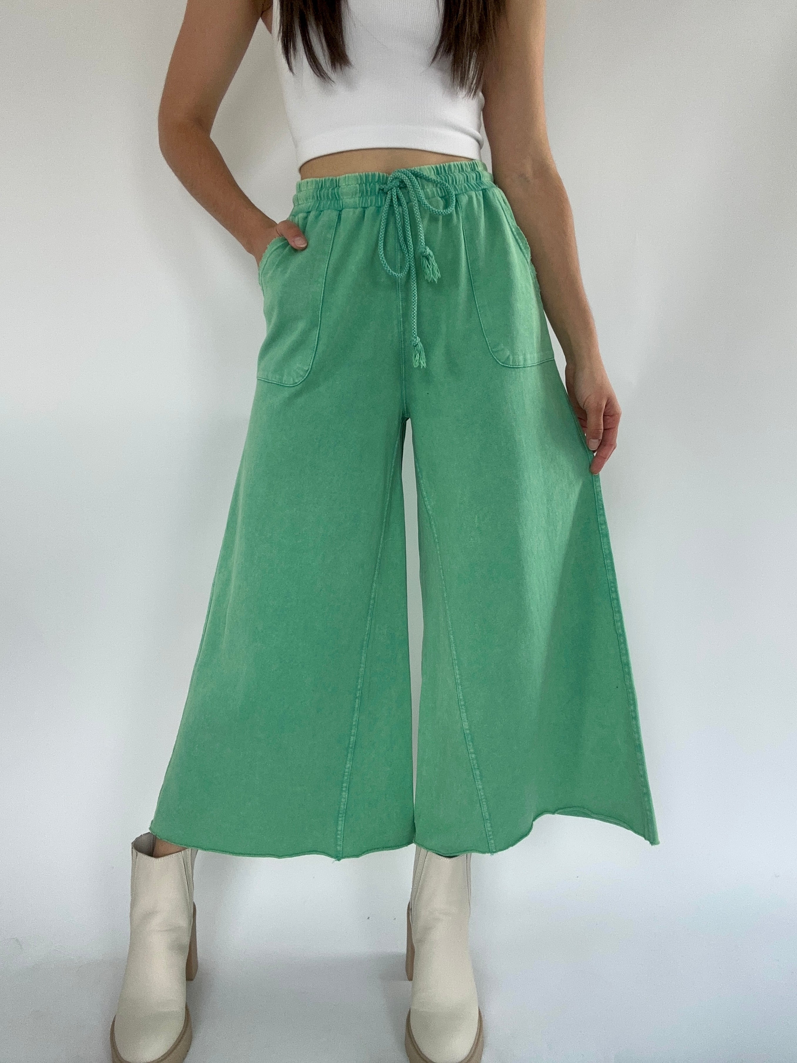 On The Road Again Pants Evergreen