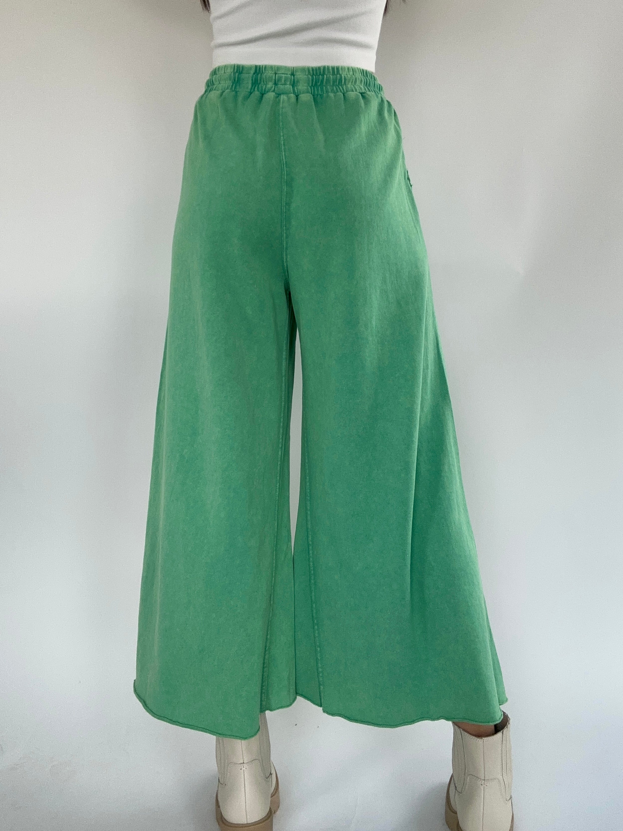 On The Road Again Pants Evergreen Back
