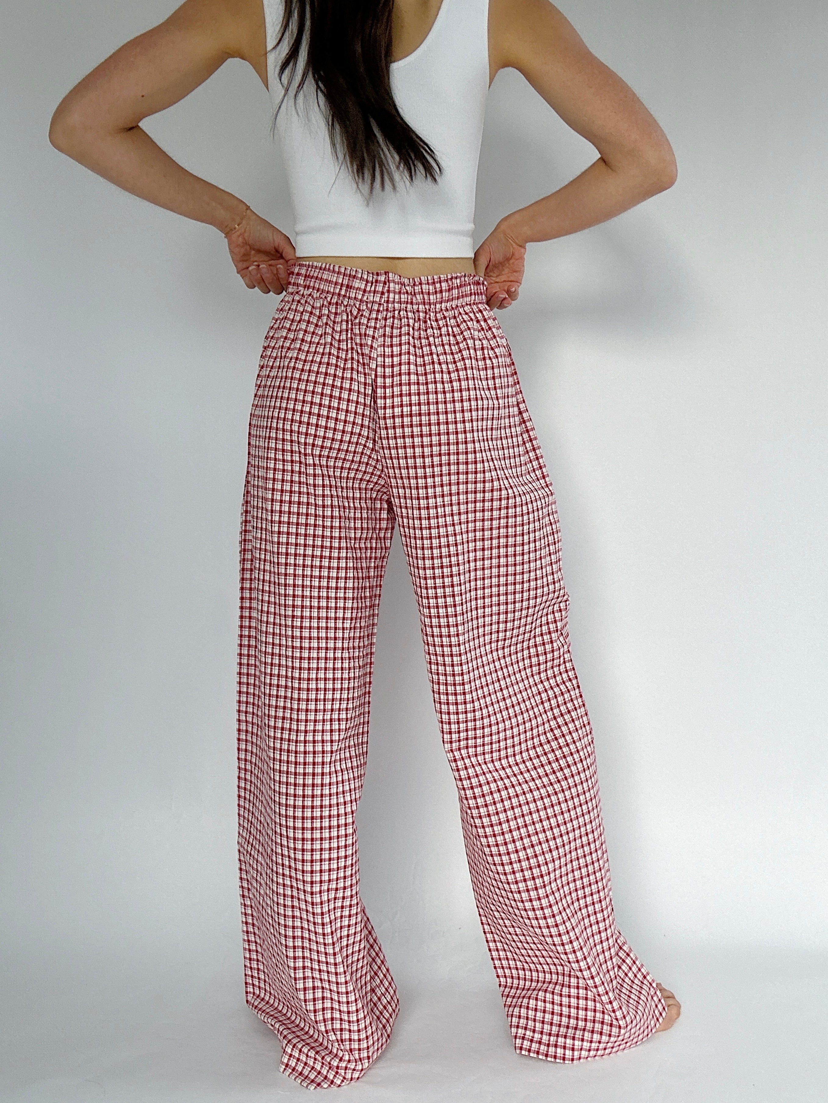 On Time Boxer Pants Cherry Back