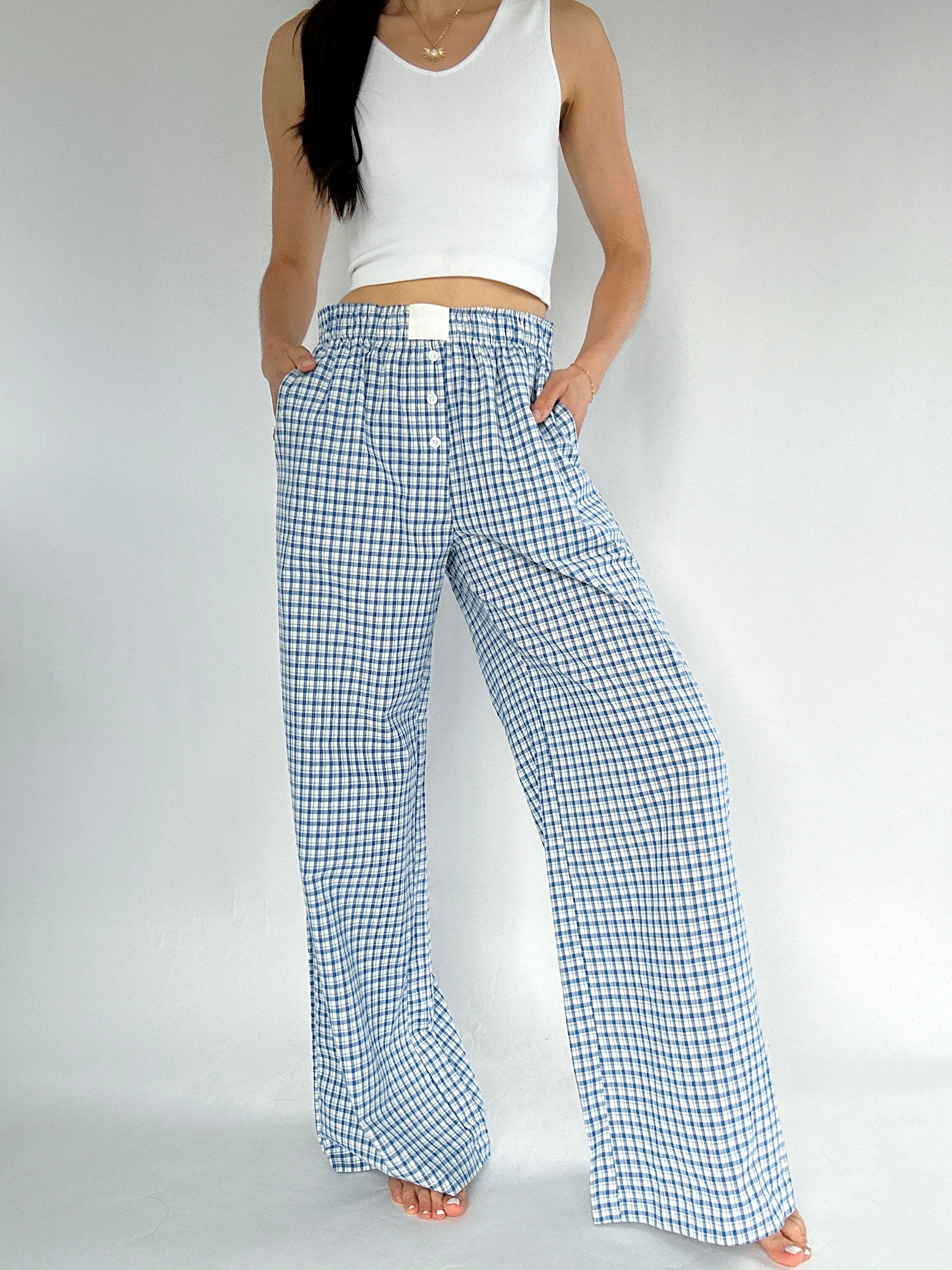 On Time Boxer Pants Royal