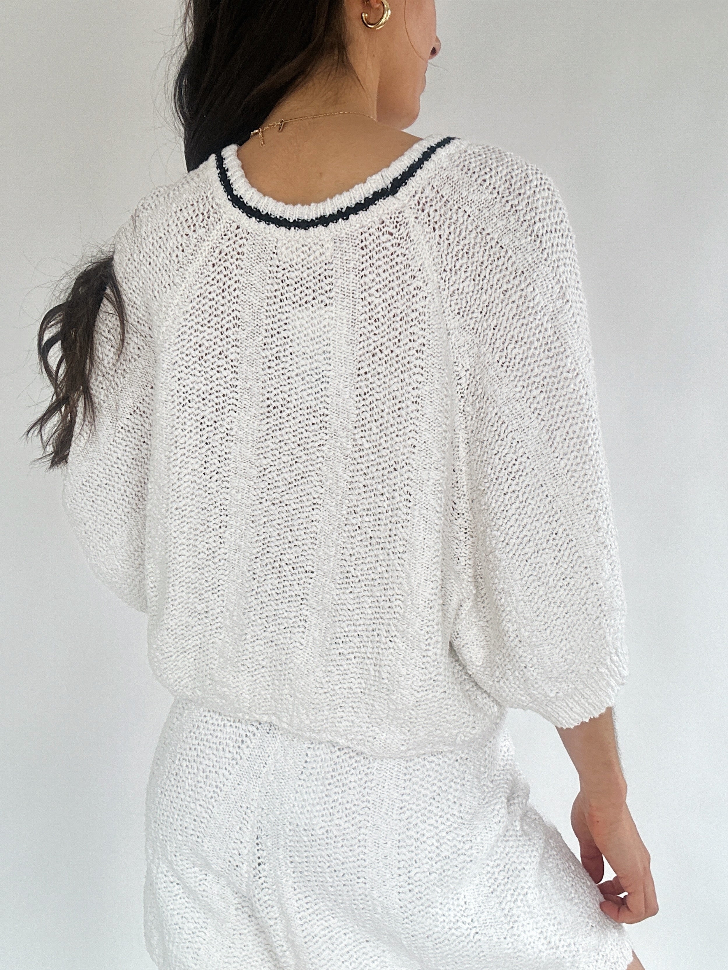 On Your Side Knit Top Back