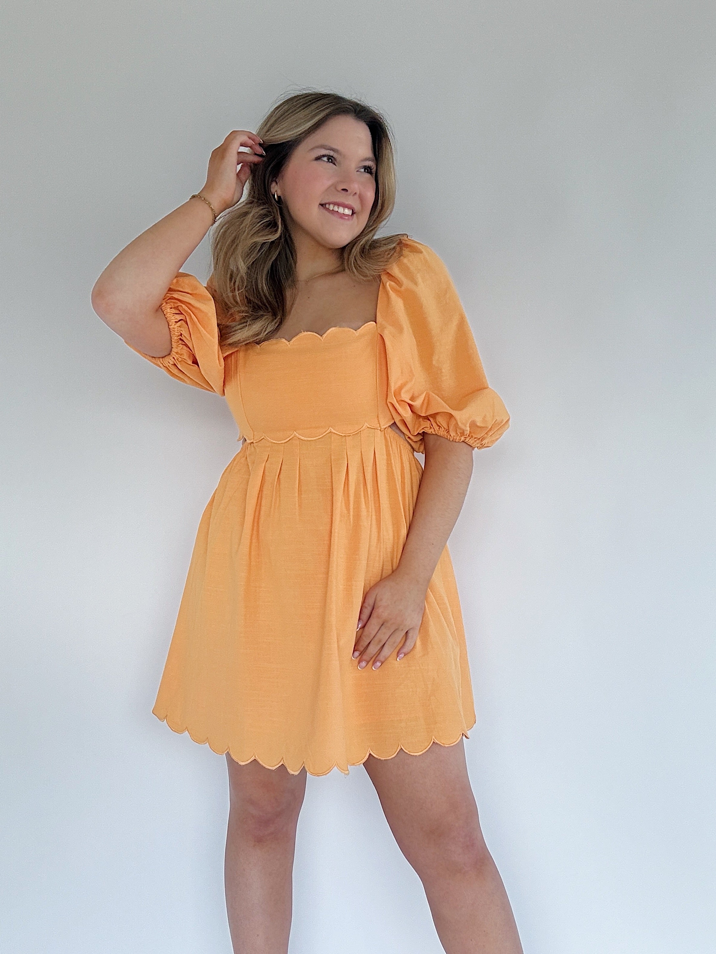 Orange Blossom Mini Dress