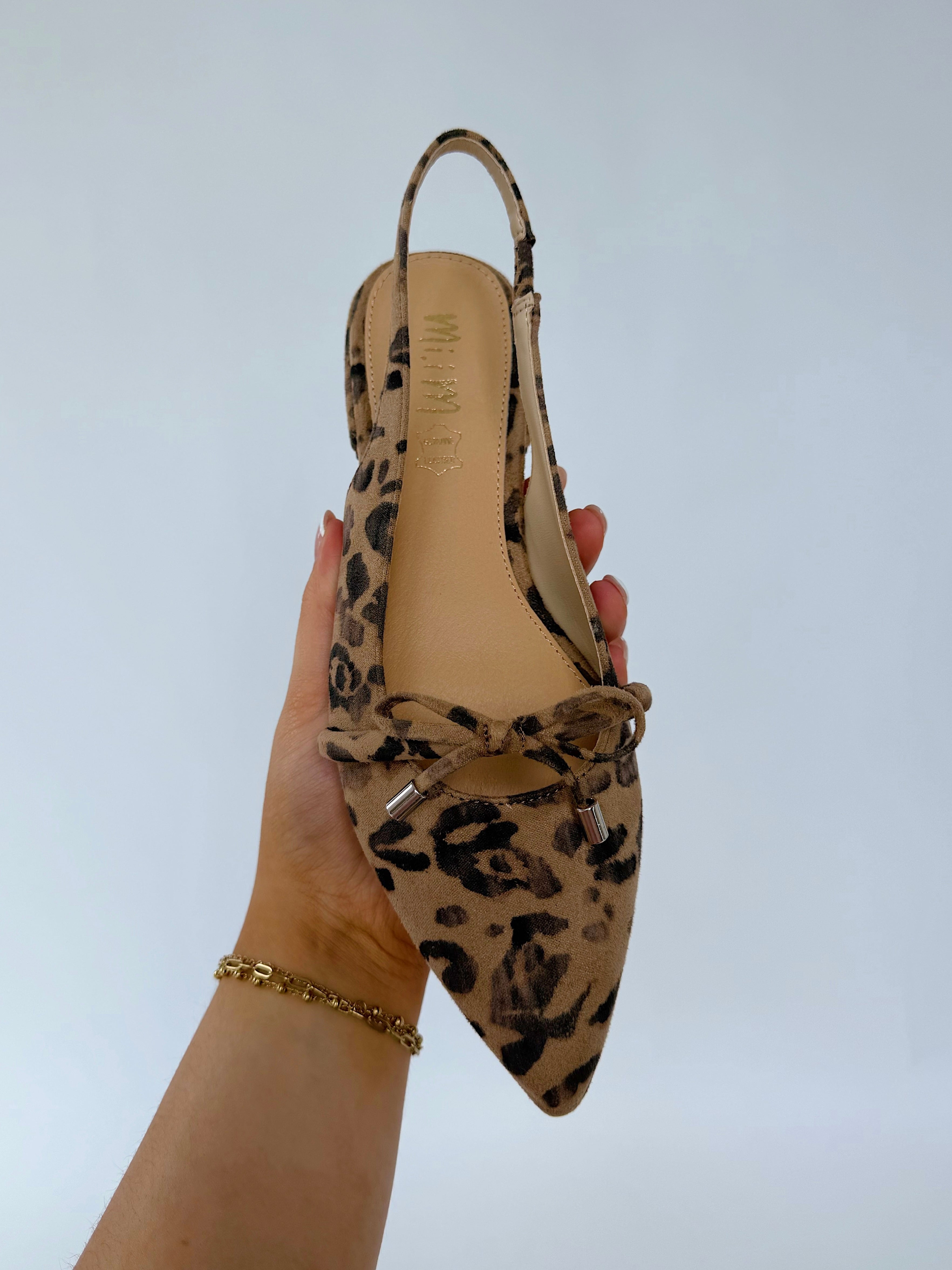 Pardina Leopard Slingback Top