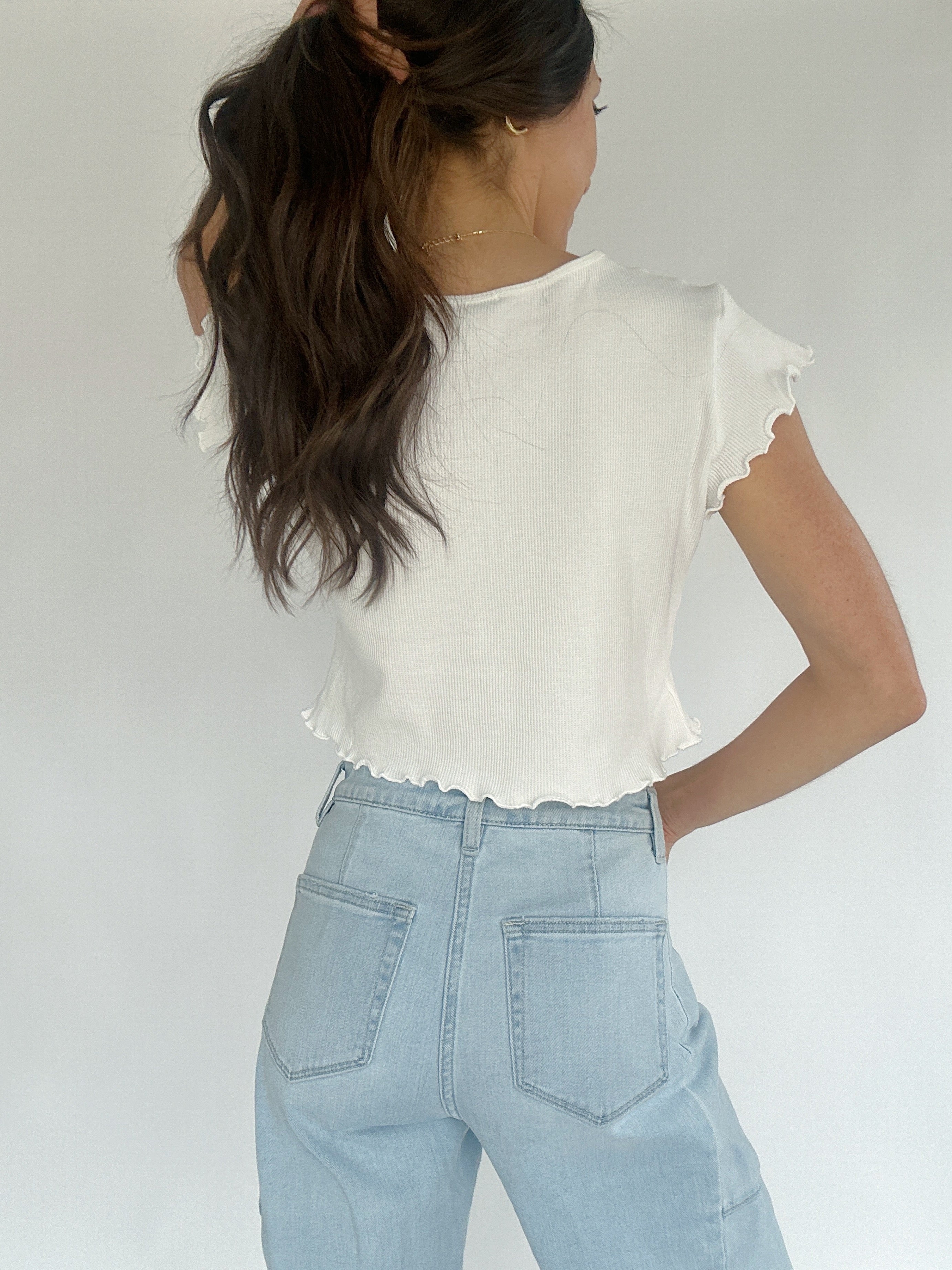 Rather Be Waffle Tee Back