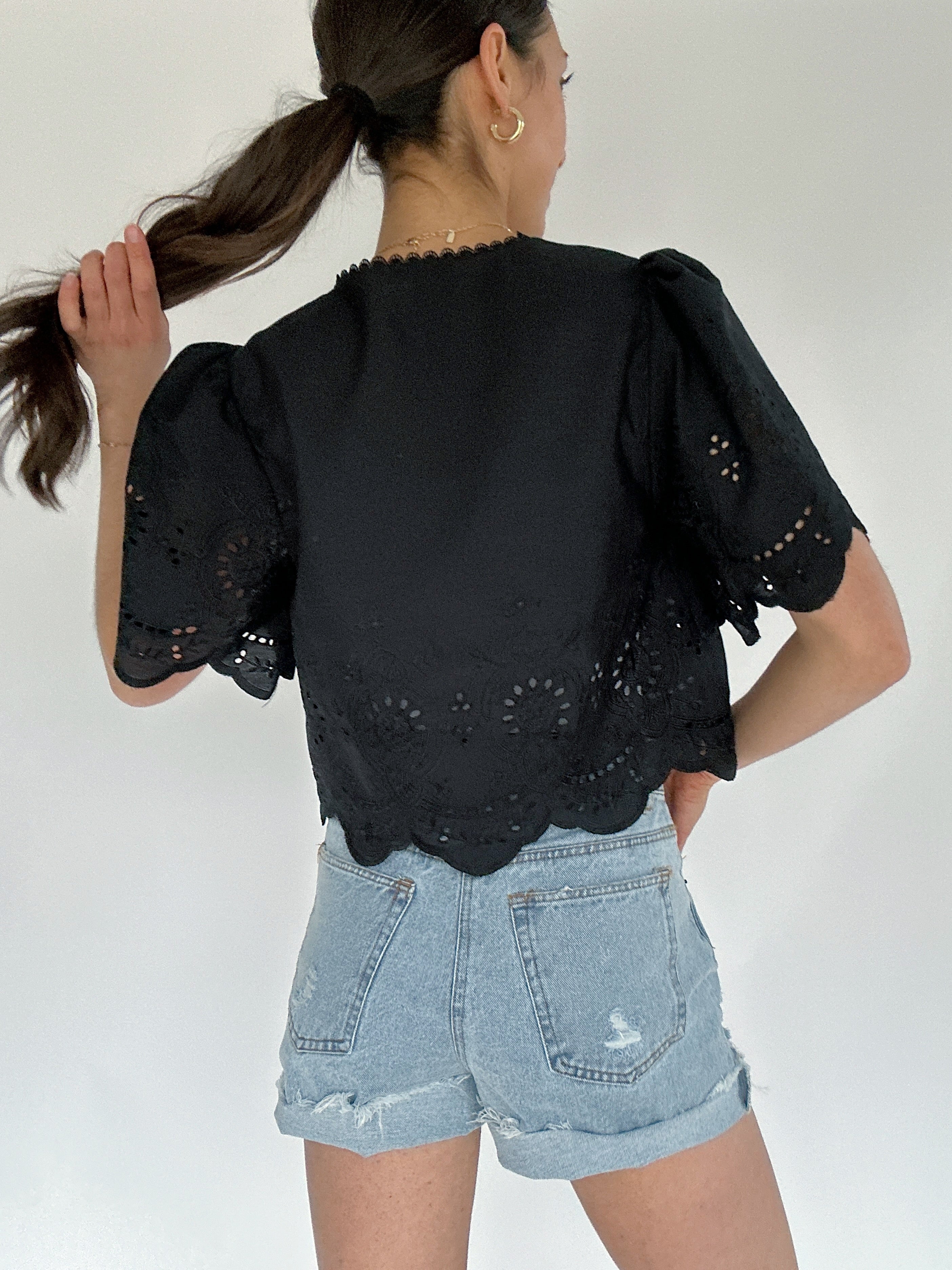 So Into You Tie Front Top Back