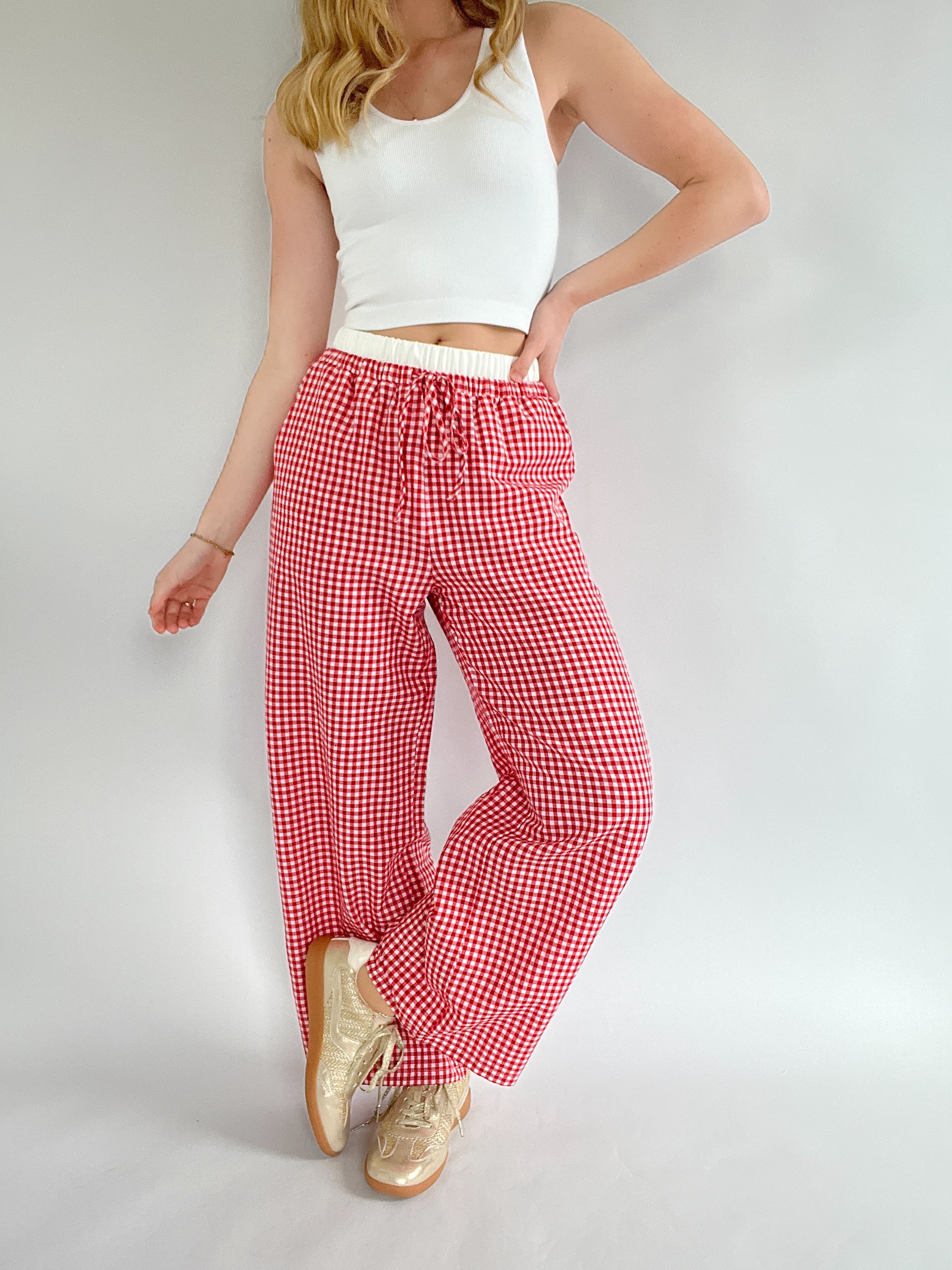 So Much More Boxer Pants Red