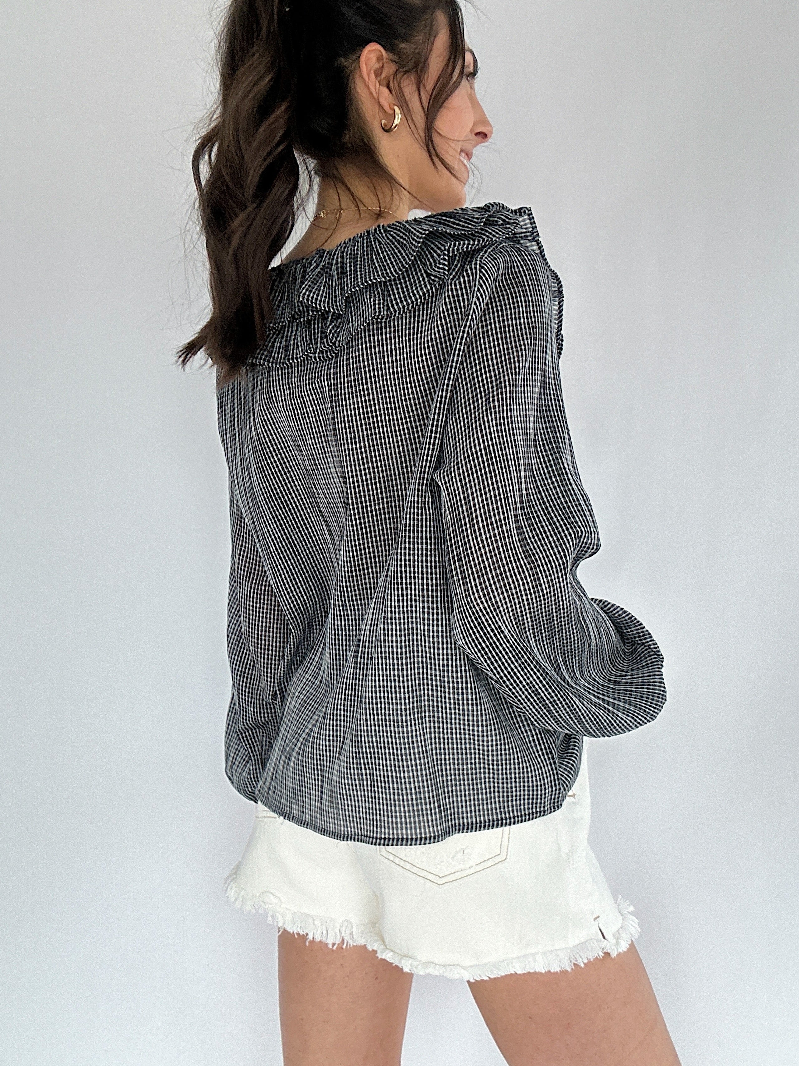 Something About It Ruffle Top Back