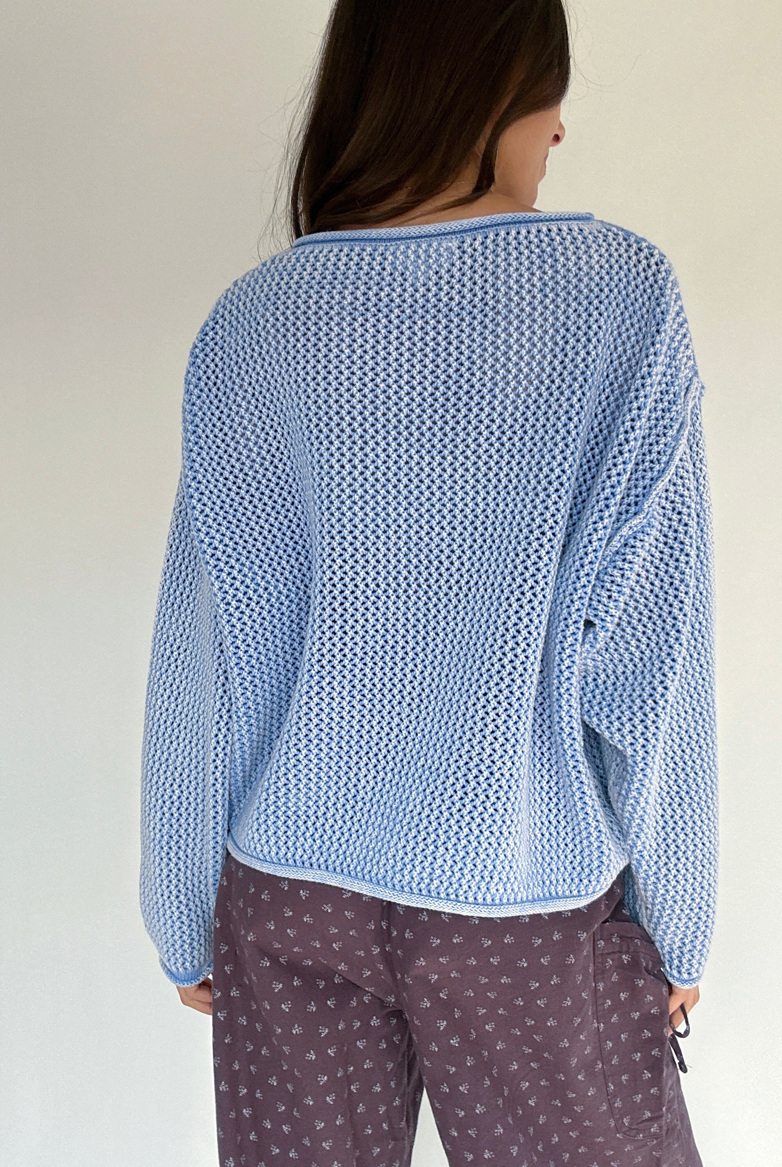 Spencer Knit Sweater Back