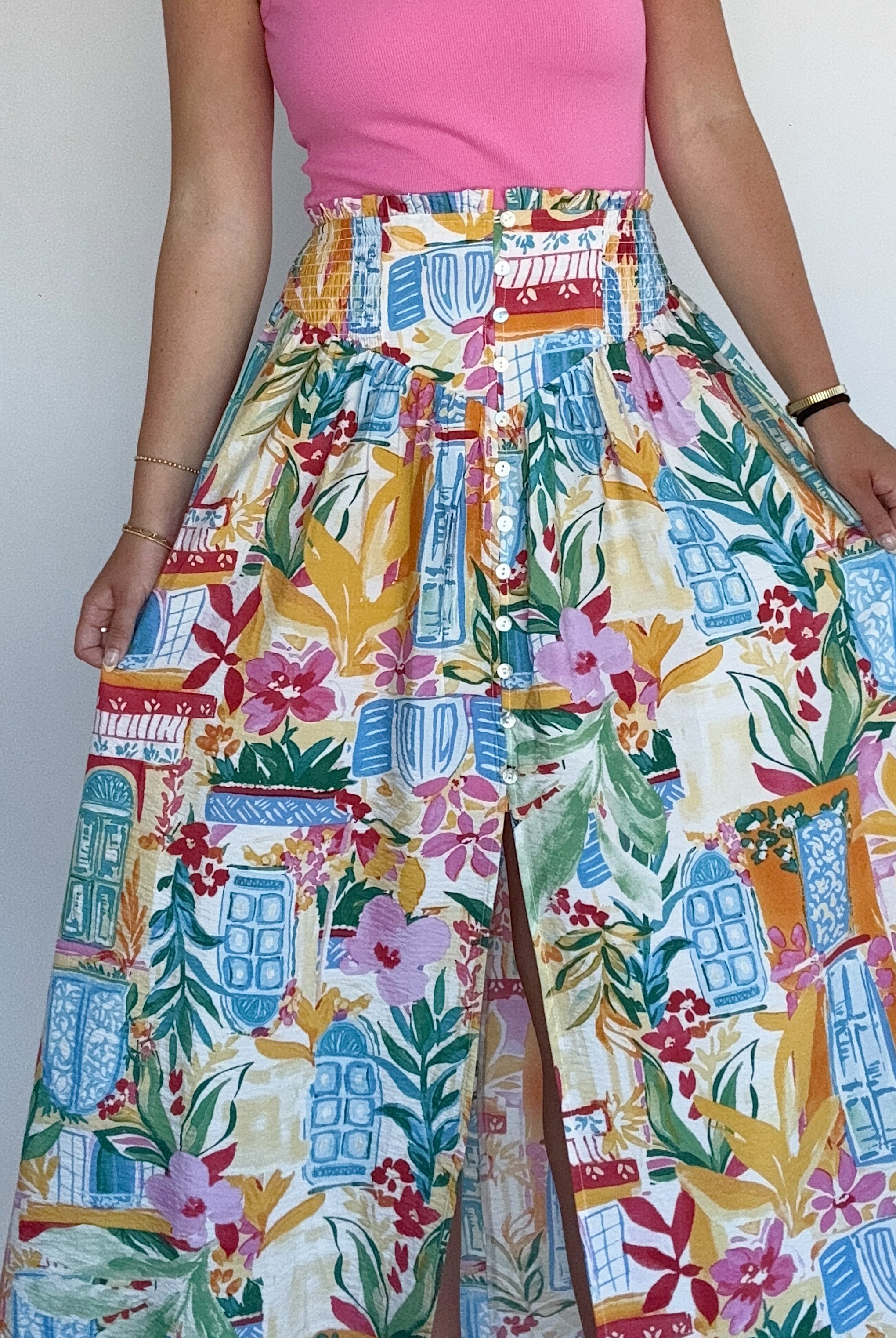 Tropicana Maxi Skirt Detail