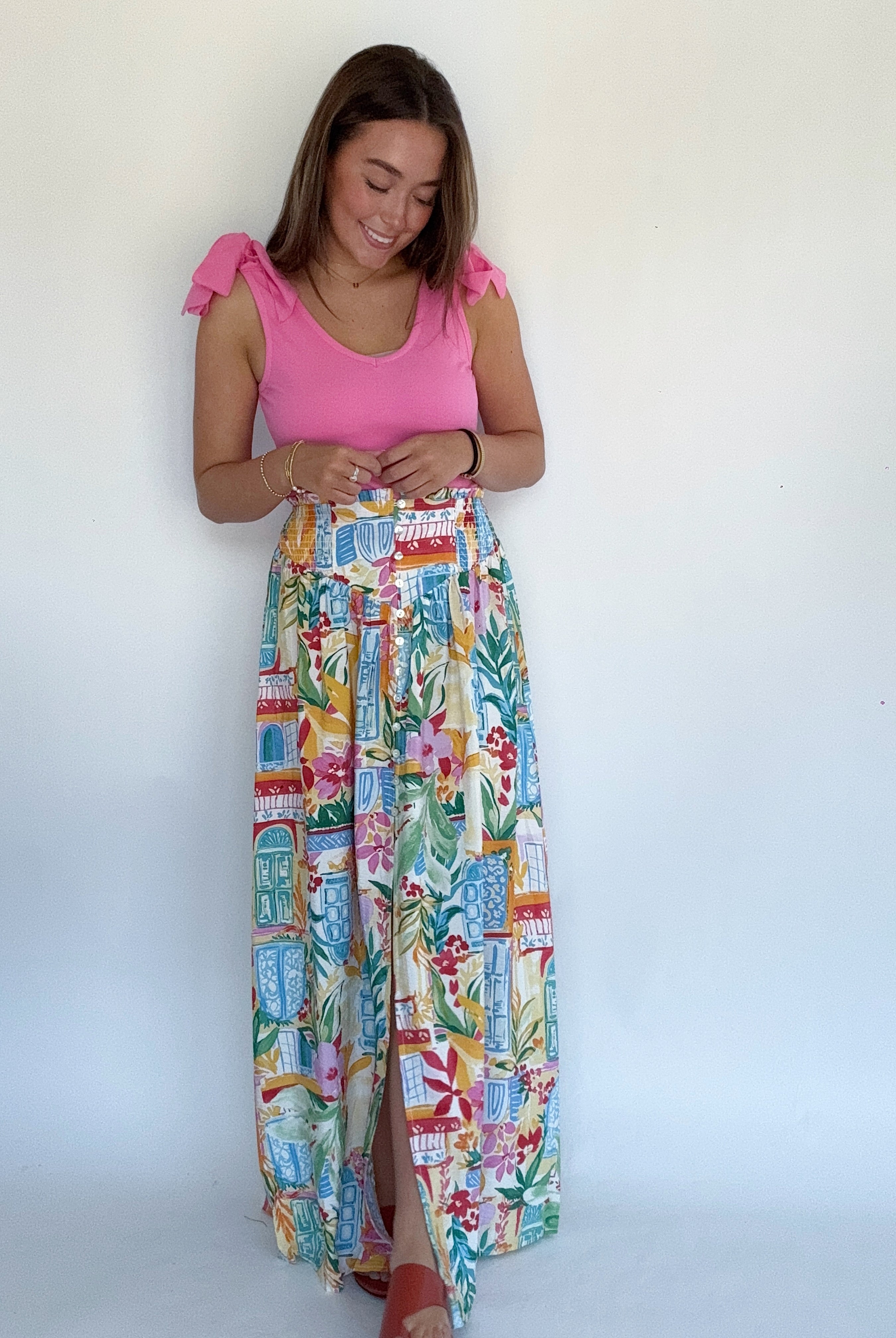 Tropicana Maxi Skirt Front