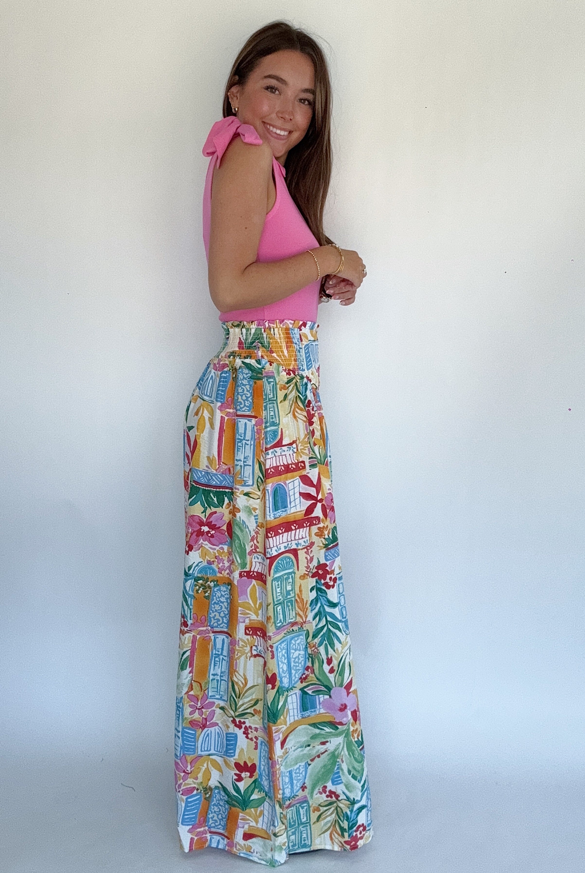 Tropicana Maxi Skirt Side