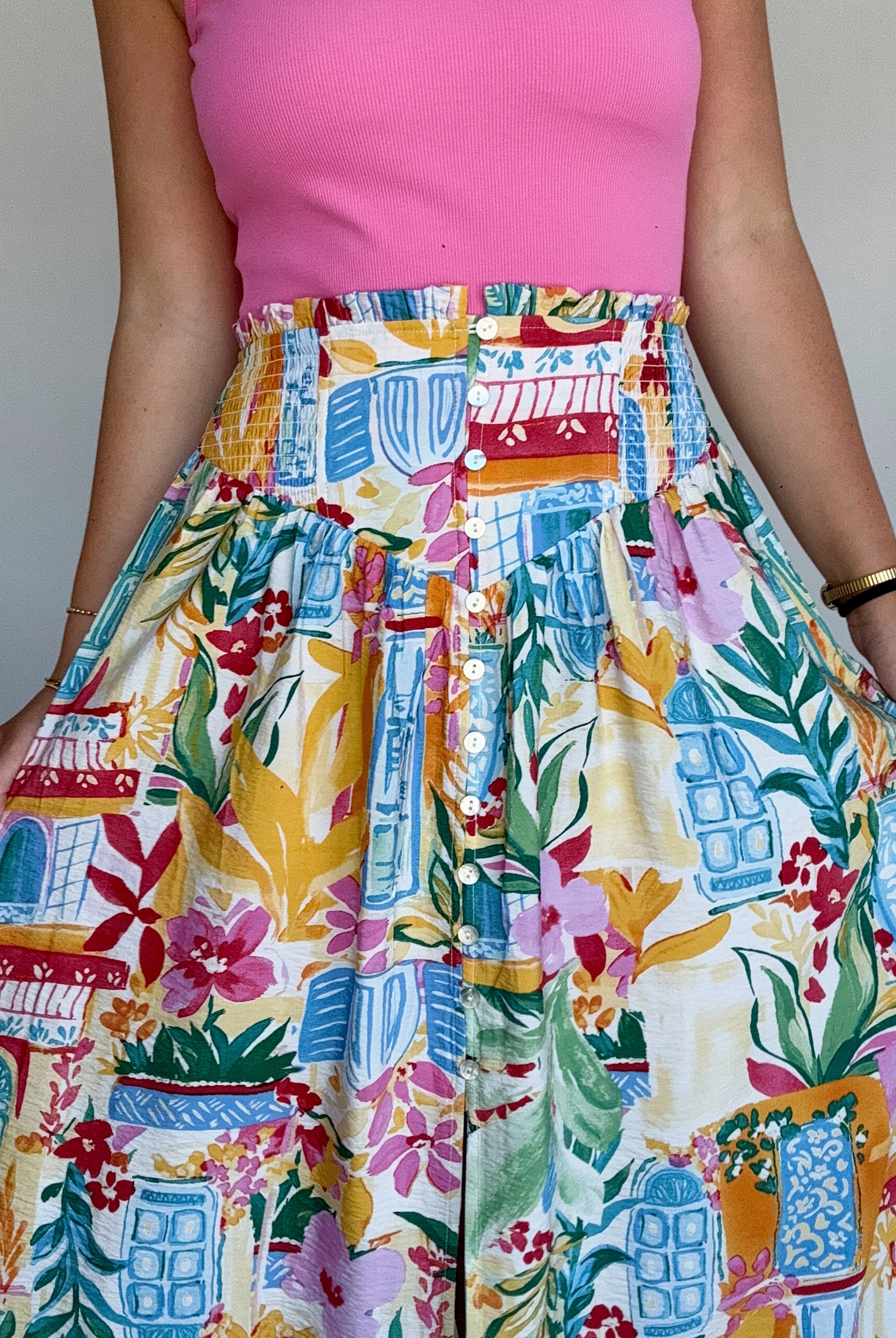 Tropicana Maxi Skirt Waist