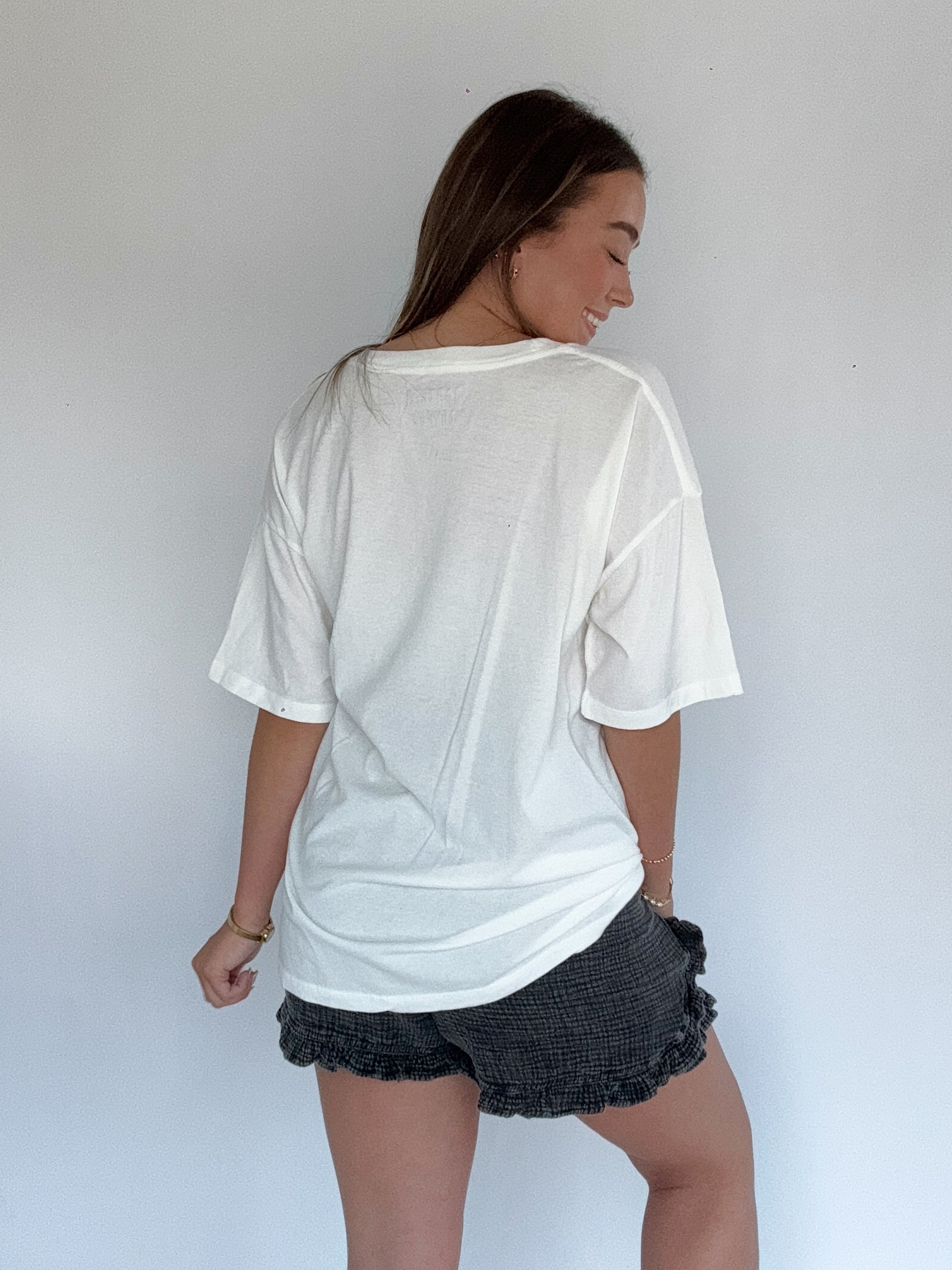 Val Di Noto Sicily Oversized Tee Back