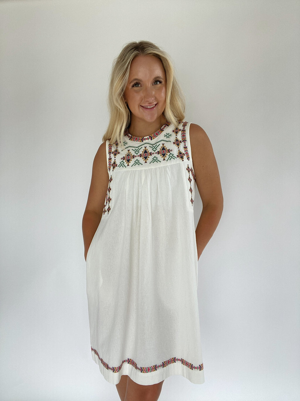 Anna Embroidered Dress