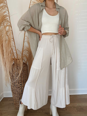 Own The Night Pants - Sand Beige