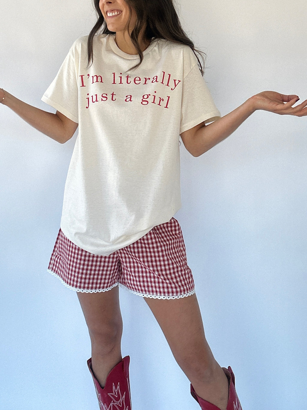 Literally Just A Girl Oversized Tee