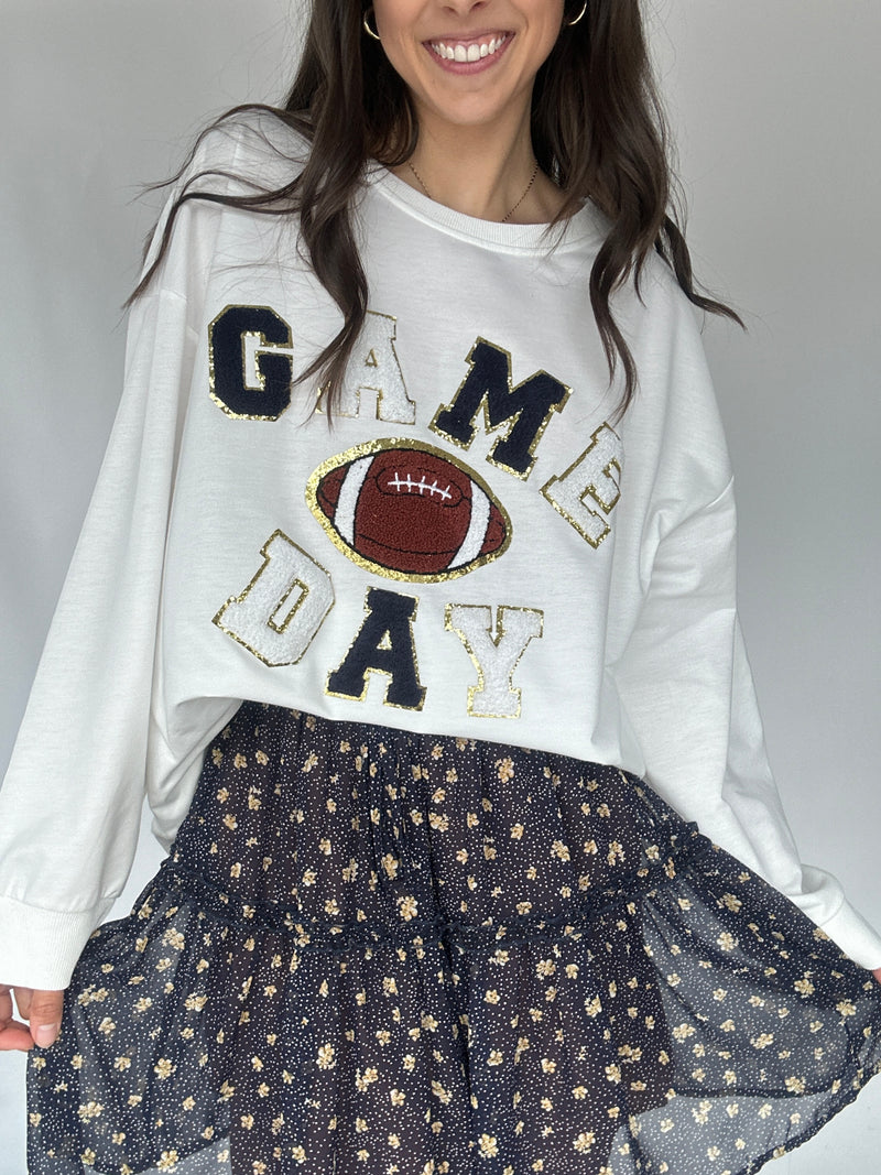 Game Day Pullover - White