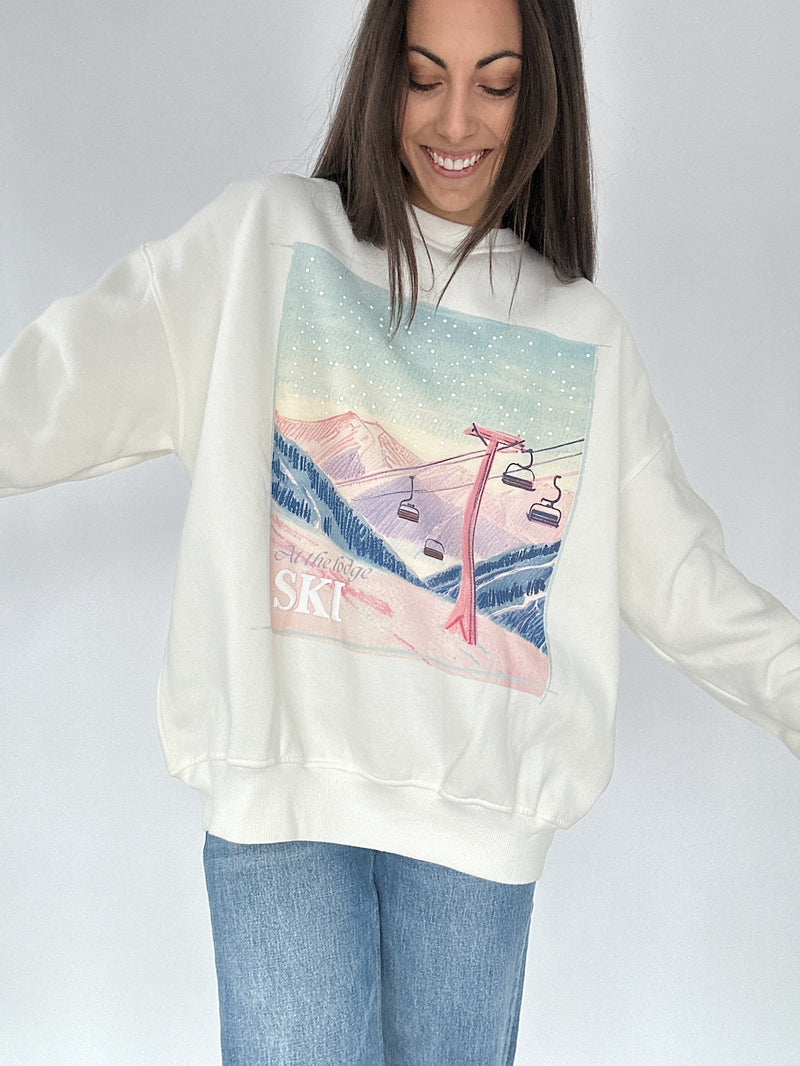 At The Lodge Ski Sweatshirt