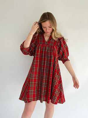 Fritz Plaid Mini Dress