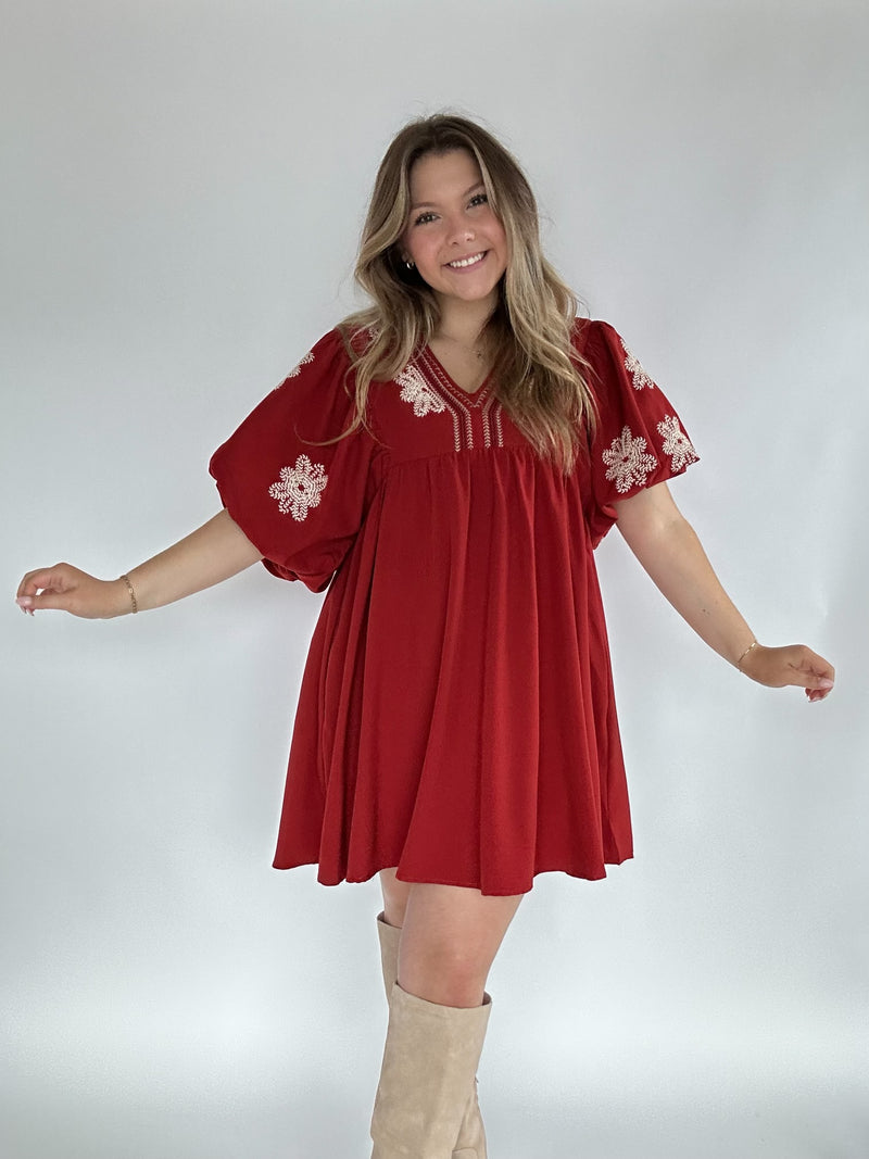 Arlo Embroidered Dress