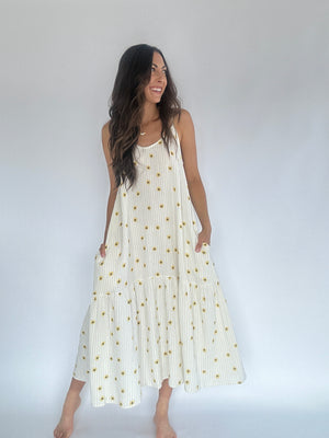 Sunflower Midi Dress