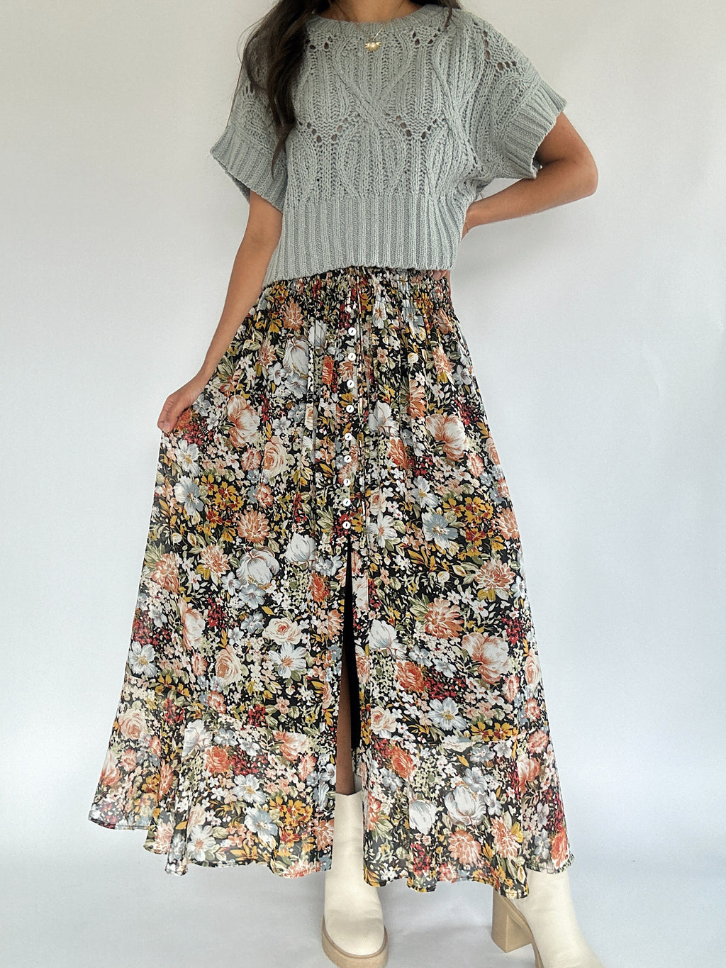 Whispering Meadow Maxi Skirt