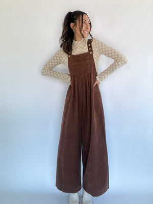 For The Best Corduroy Overalls - Mocha